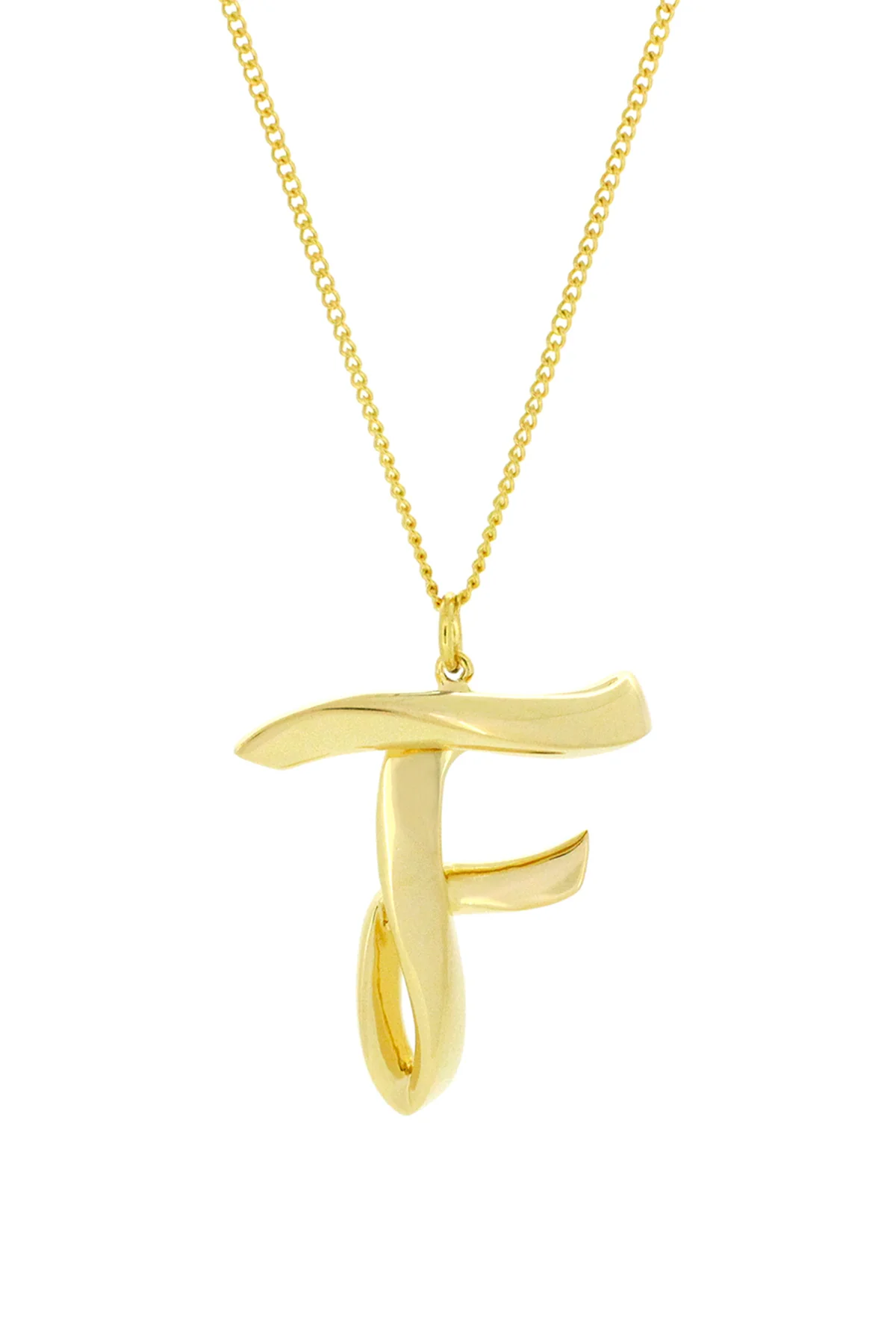 Alphabet F Gold - Ketting