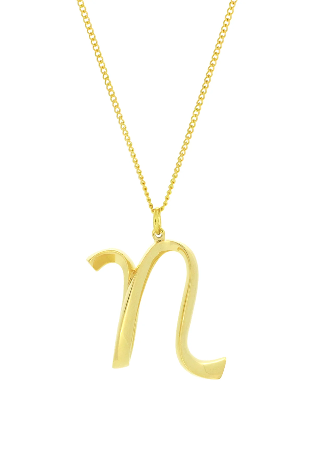 Alphabet N Gold - Ketting