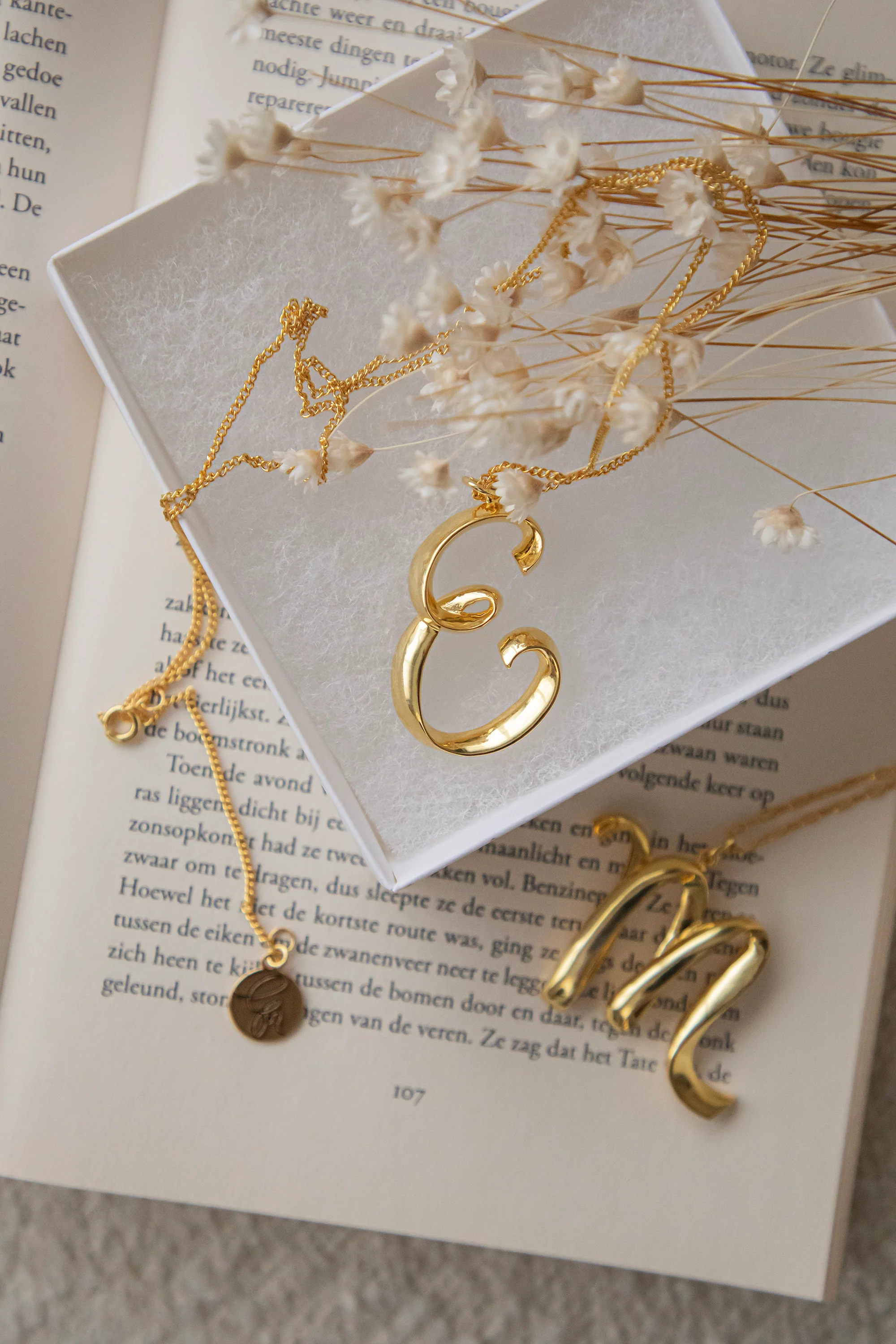 Alphabet B Gold - Ketting - Image 13