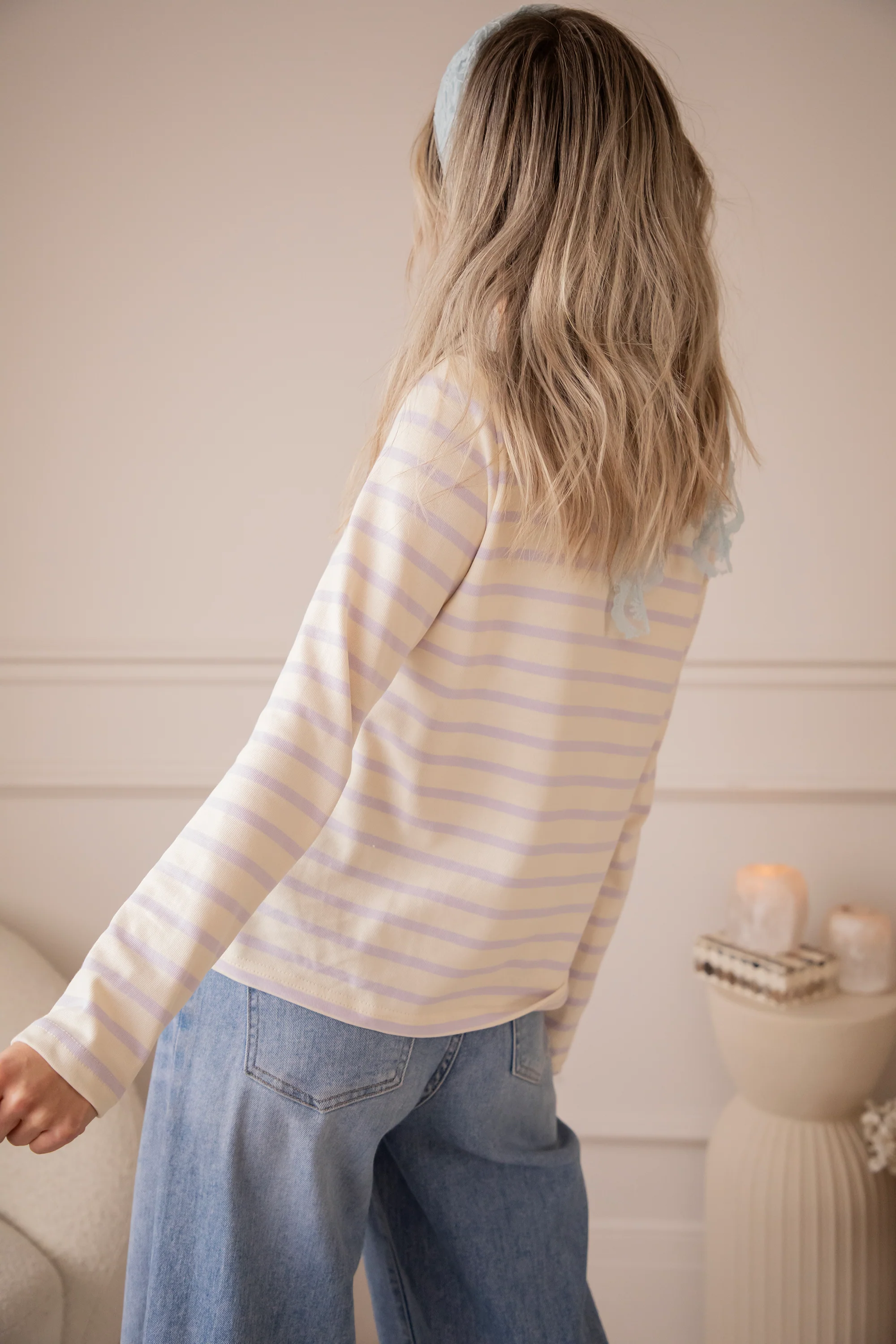 Amour Stripes Lila/Blue - Longsleeve - Image 7
