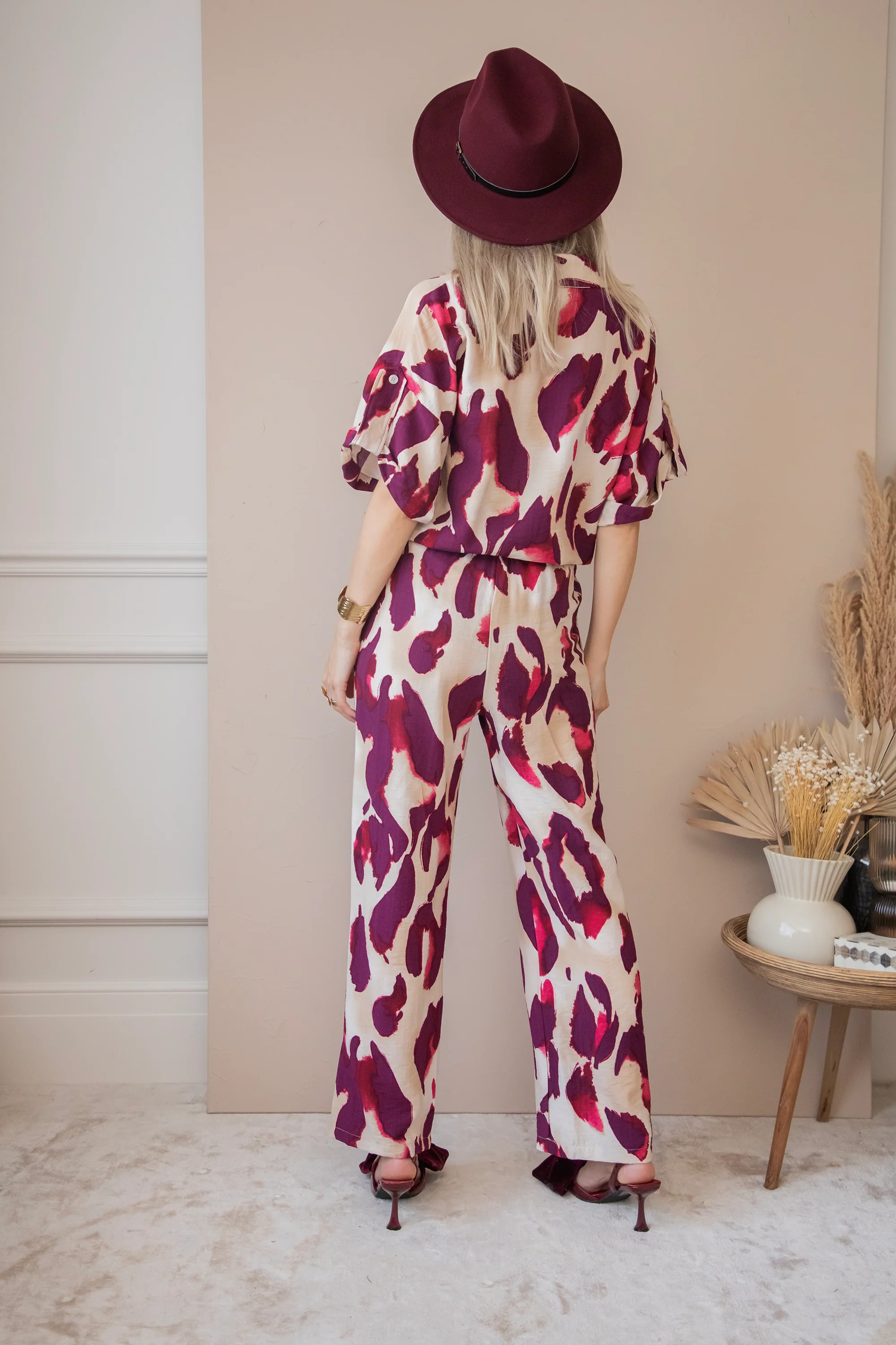Aya Burgundy - Broek - Image 4
