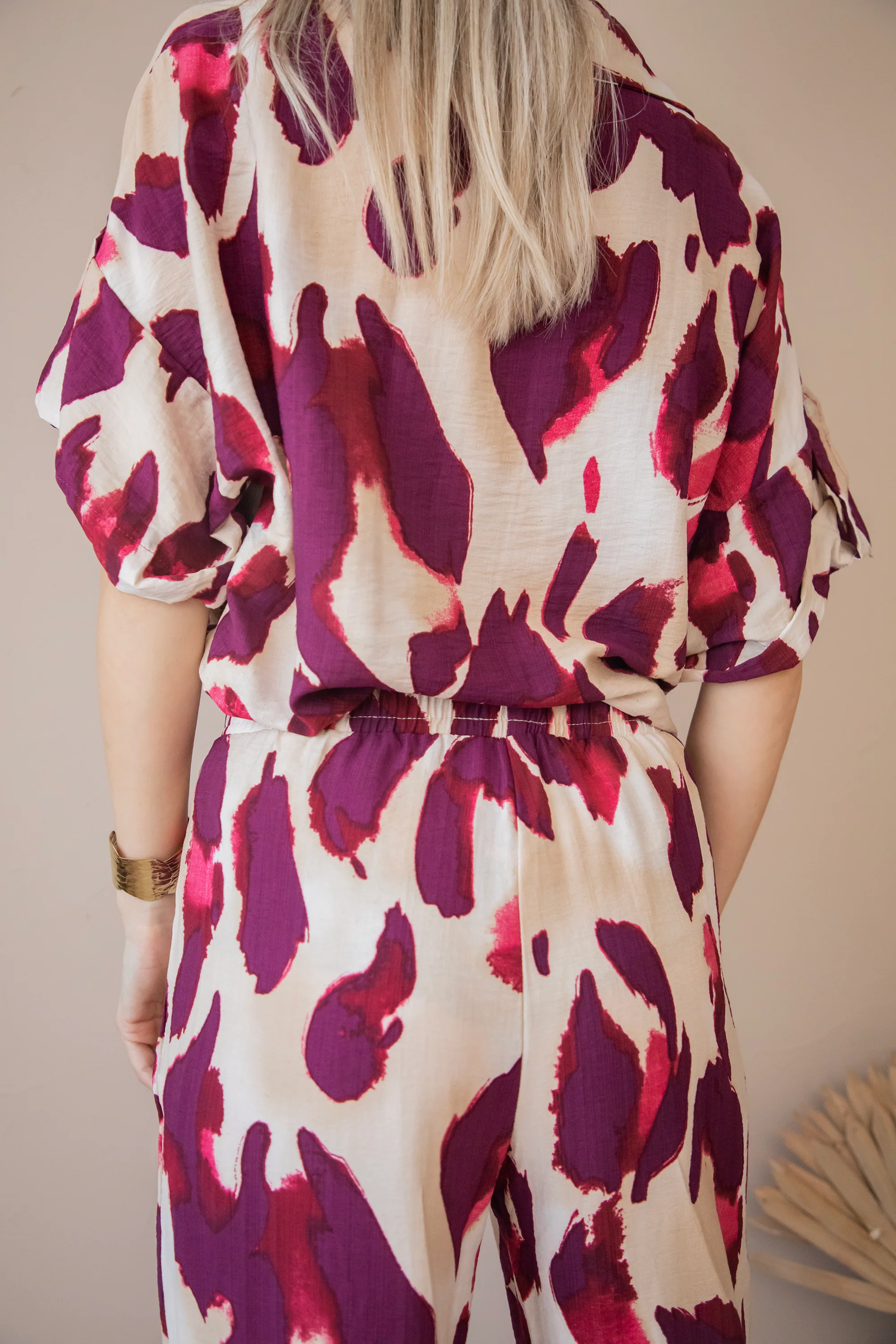 Aya Burgundy - Broek - Image 5