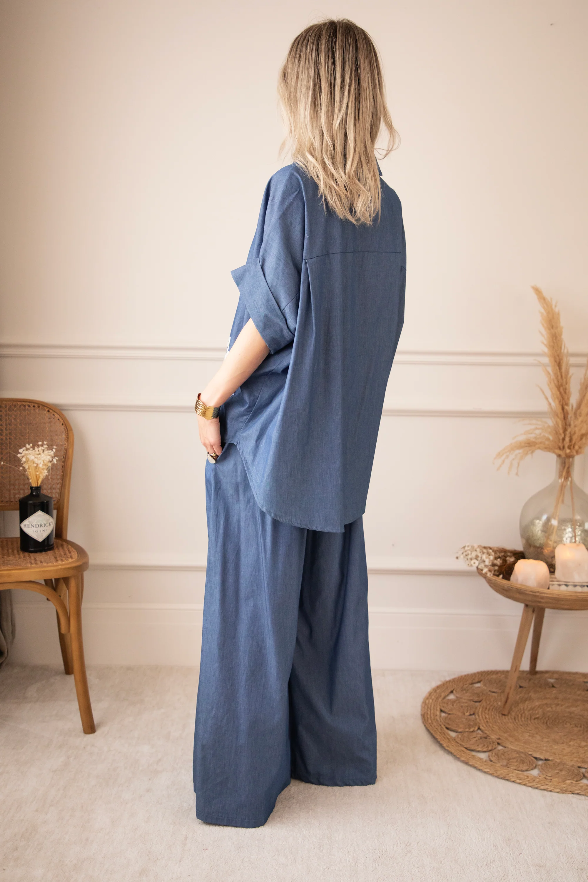 Bloom Below Dark Blue - Broek - Image 8