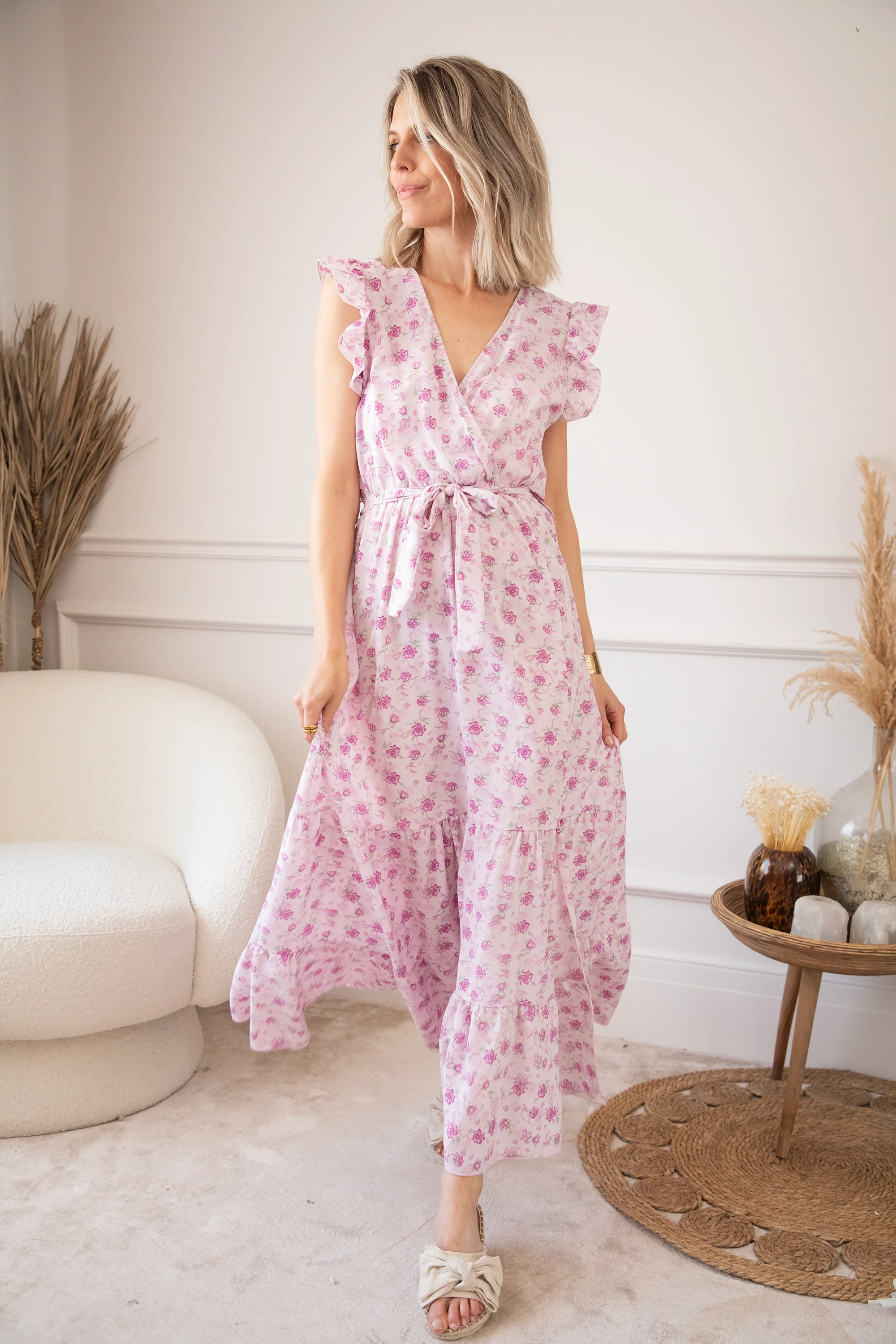 Bloom Serenity Pink - Maxi Jurk - Image 2