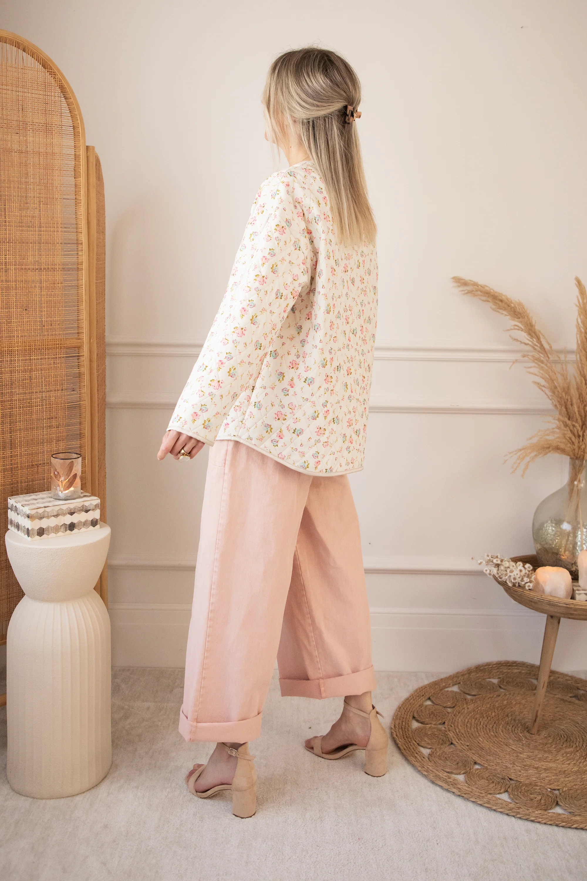 Blooming Quilt Beige/Pink - Jacket - Image 3