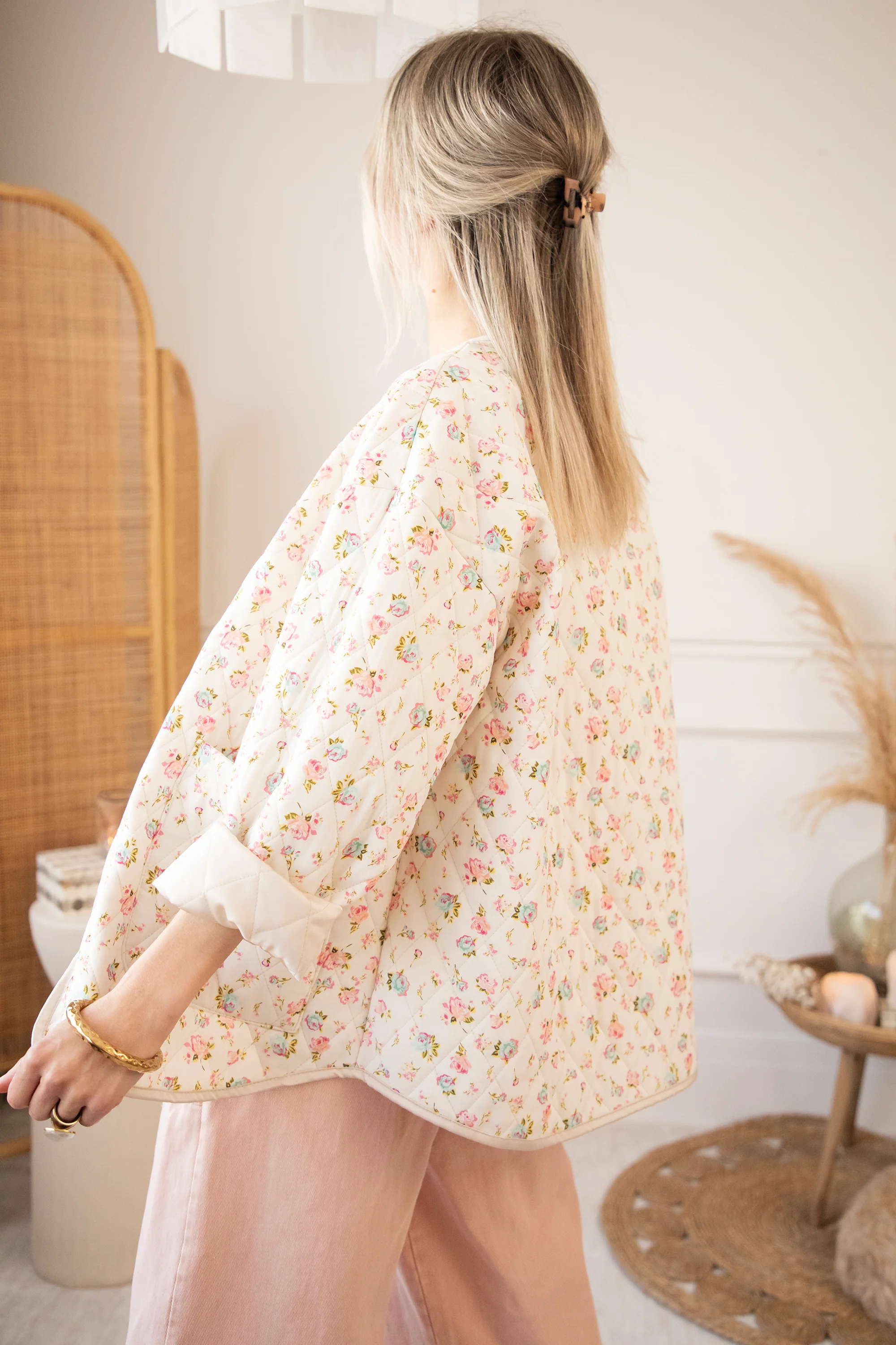 Blooming Quilt Beige/Pink - Jacket - Image 6