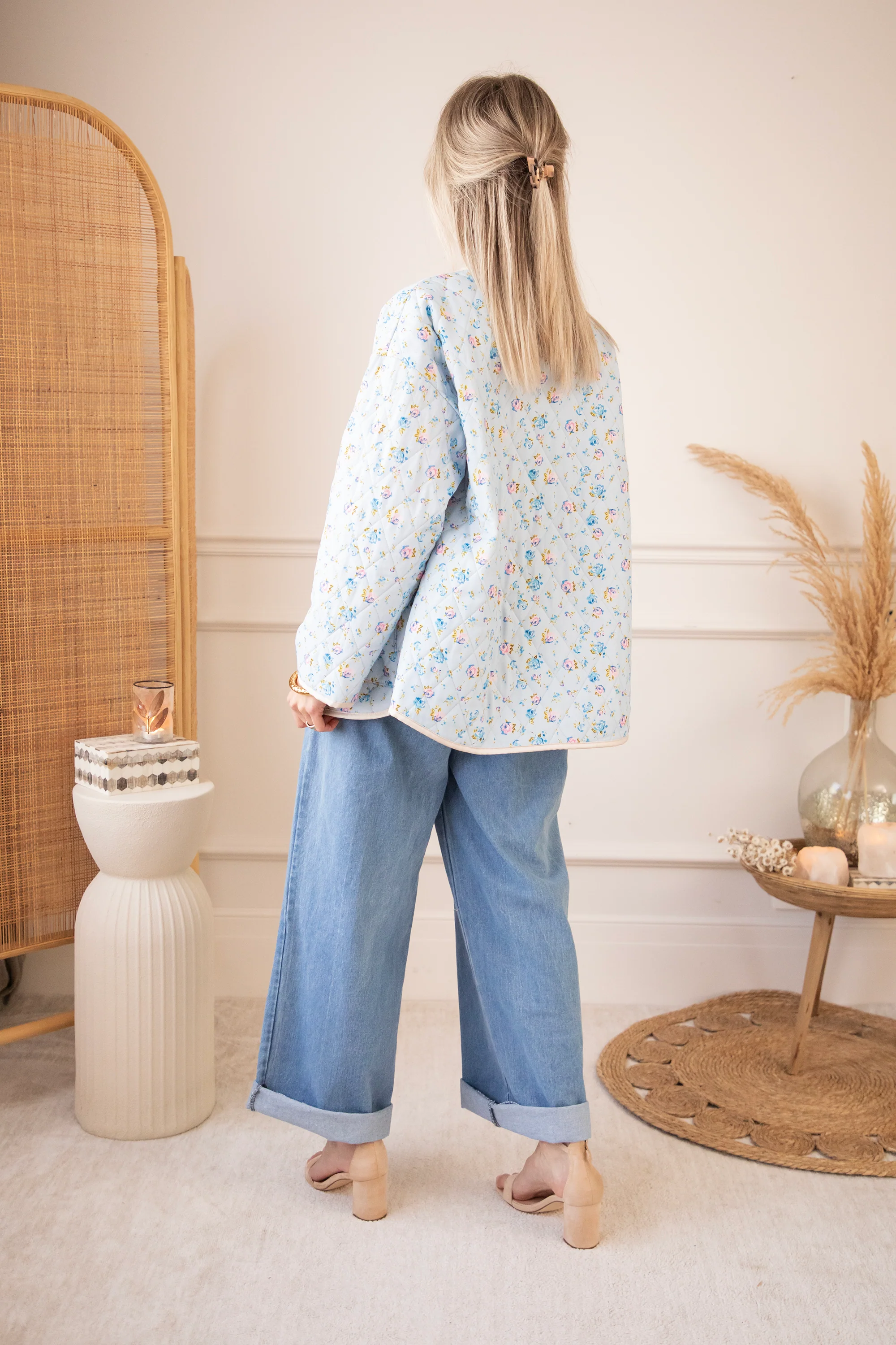 Blooming Quilt Soft Blue/Pink - Jacket - Image 6