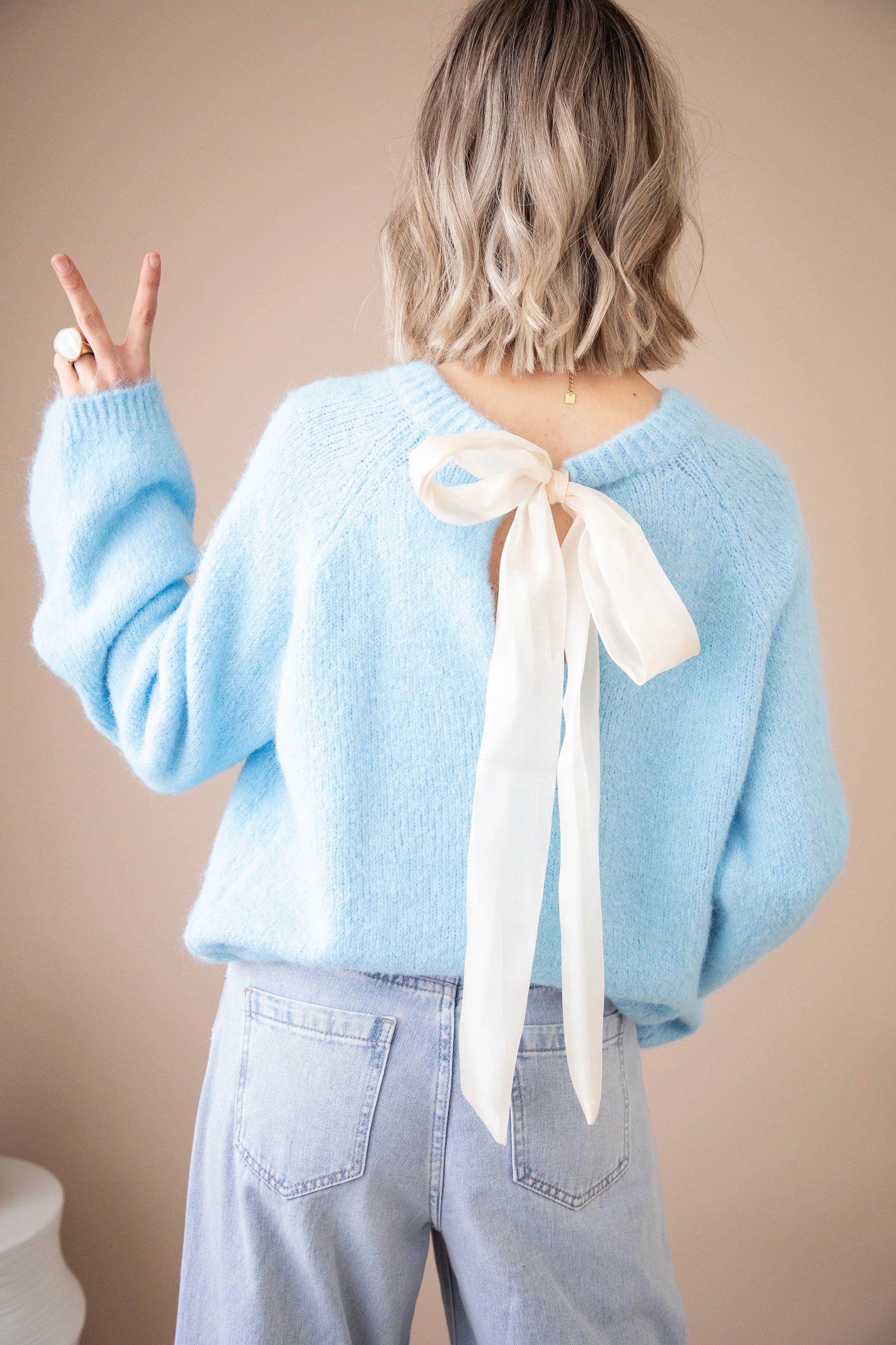 Bowy Bo Sky Blue - Trui - Image 5
