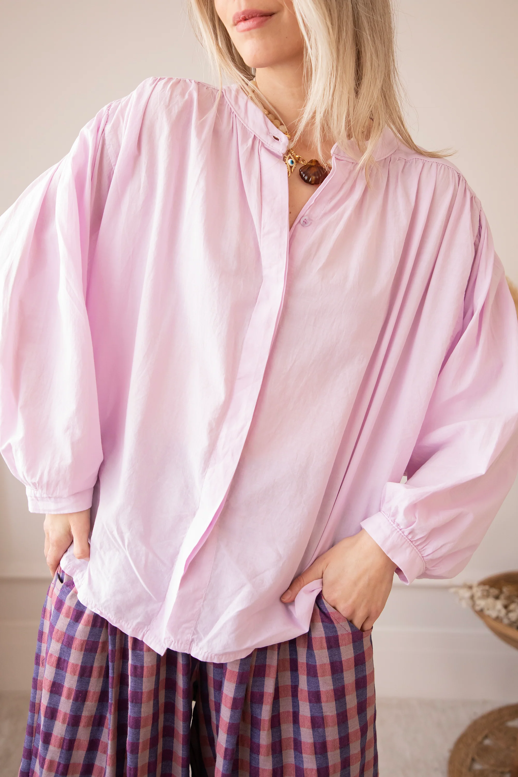 Breezy Base Pink - Blouse - Image 7