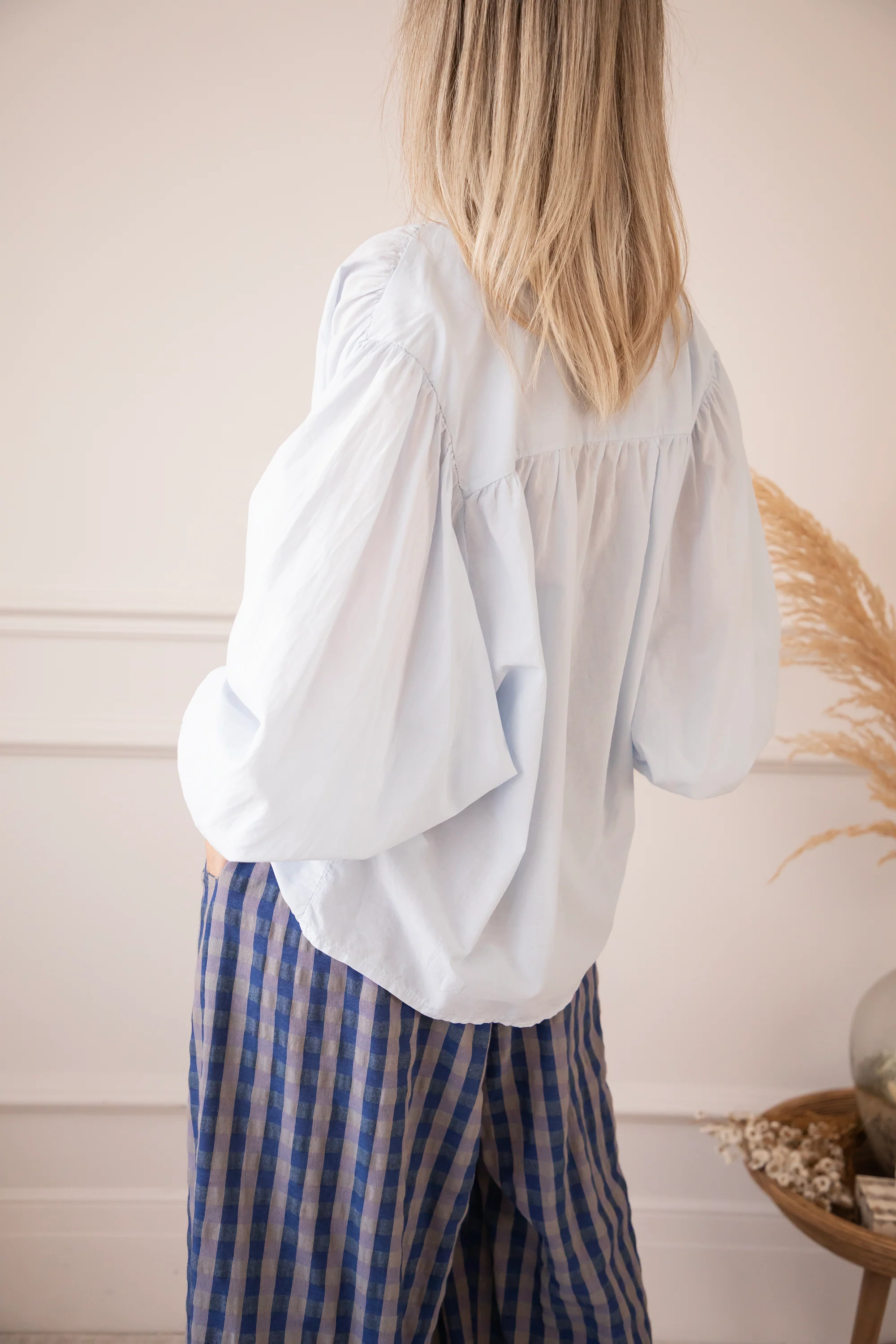 Breezy Base Soft Blue - Blouse - Image 2