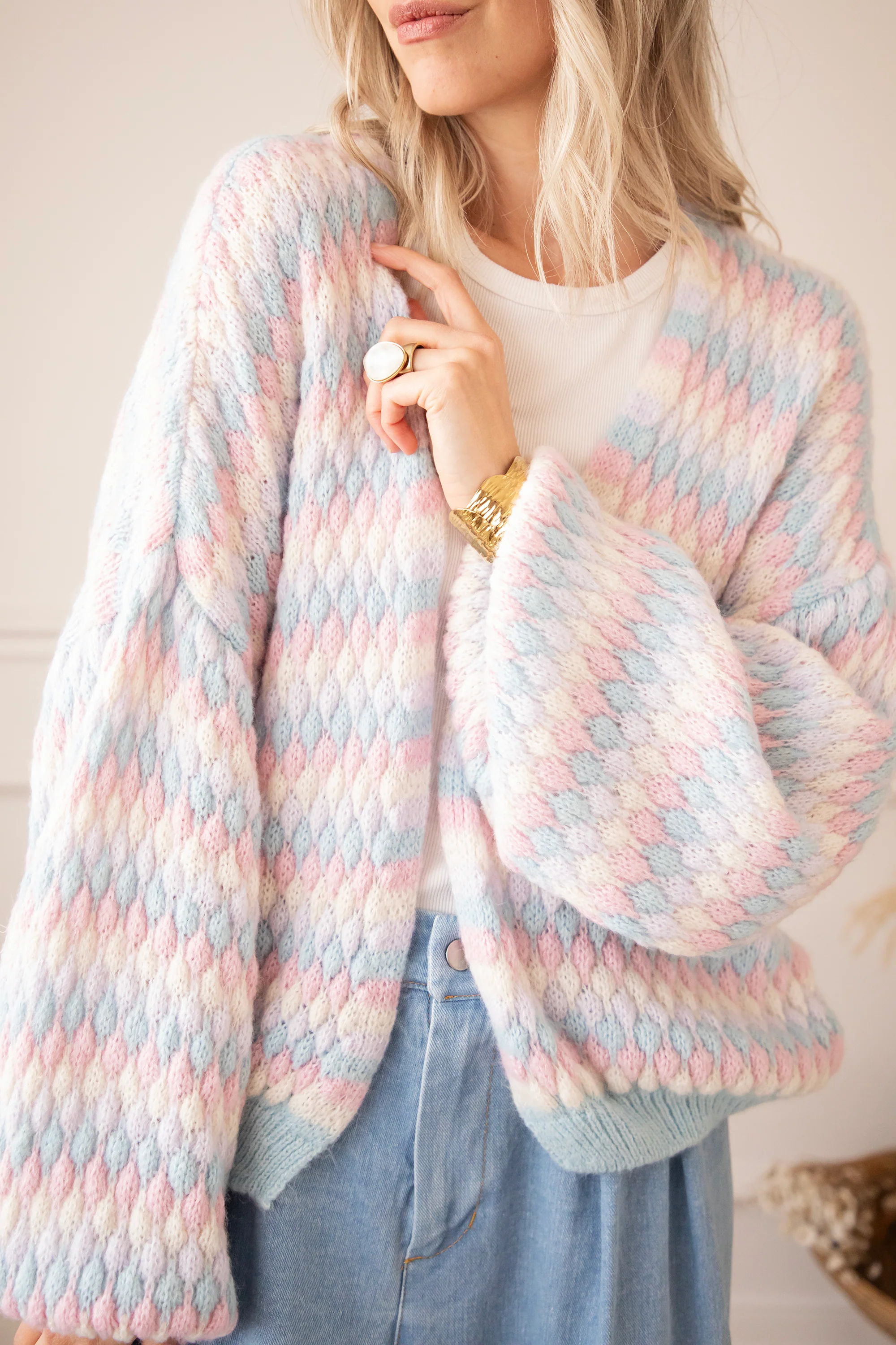 Bubbly Dreams Baby Blue/Baby Pink - Vest - Image 2