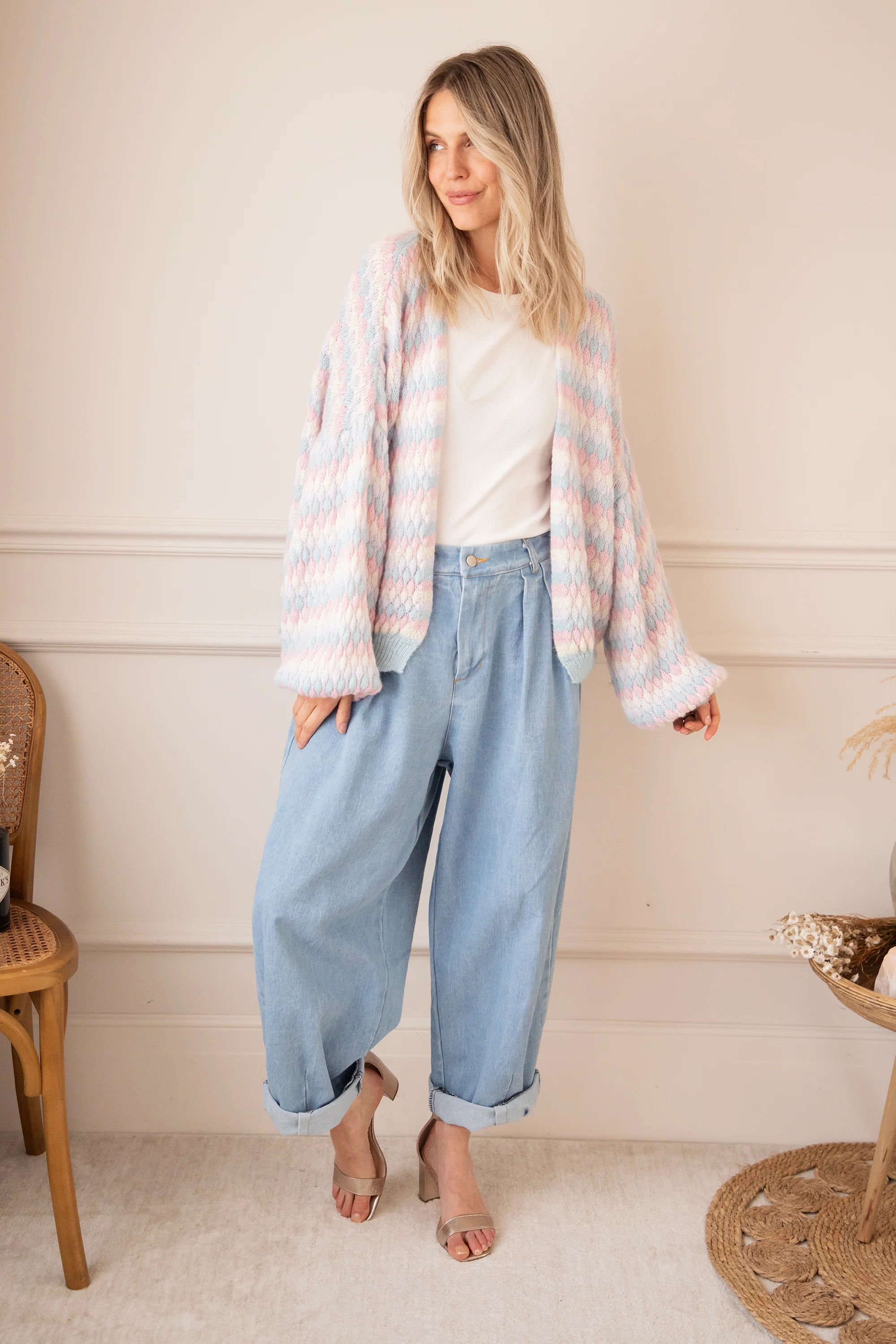 Bubbly Dreams Baby Blue/Baby Pink - Vest - Image 3