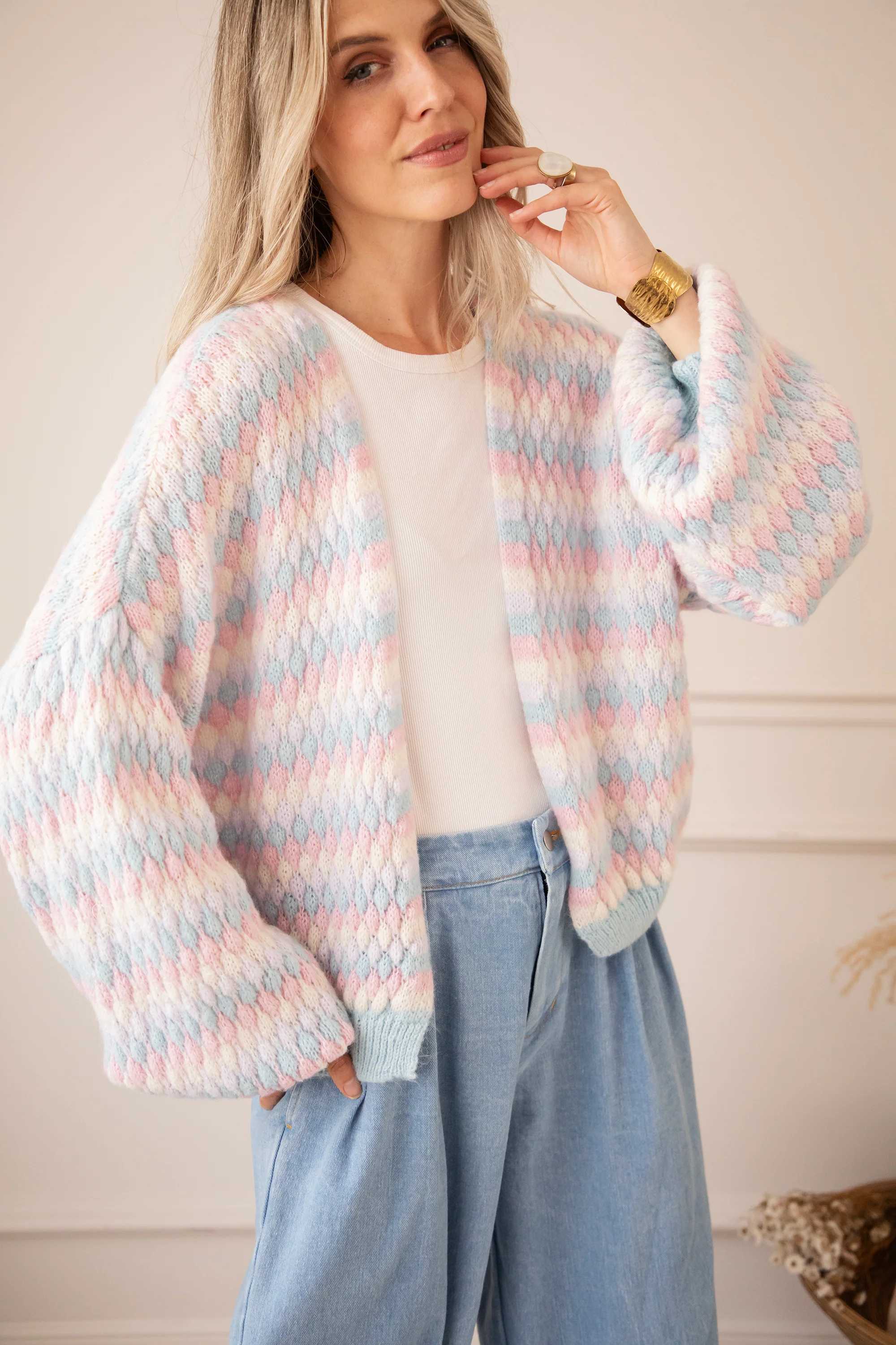 Bubbly Dreams Baby Blue/Baby Pink - Vest - Image 8