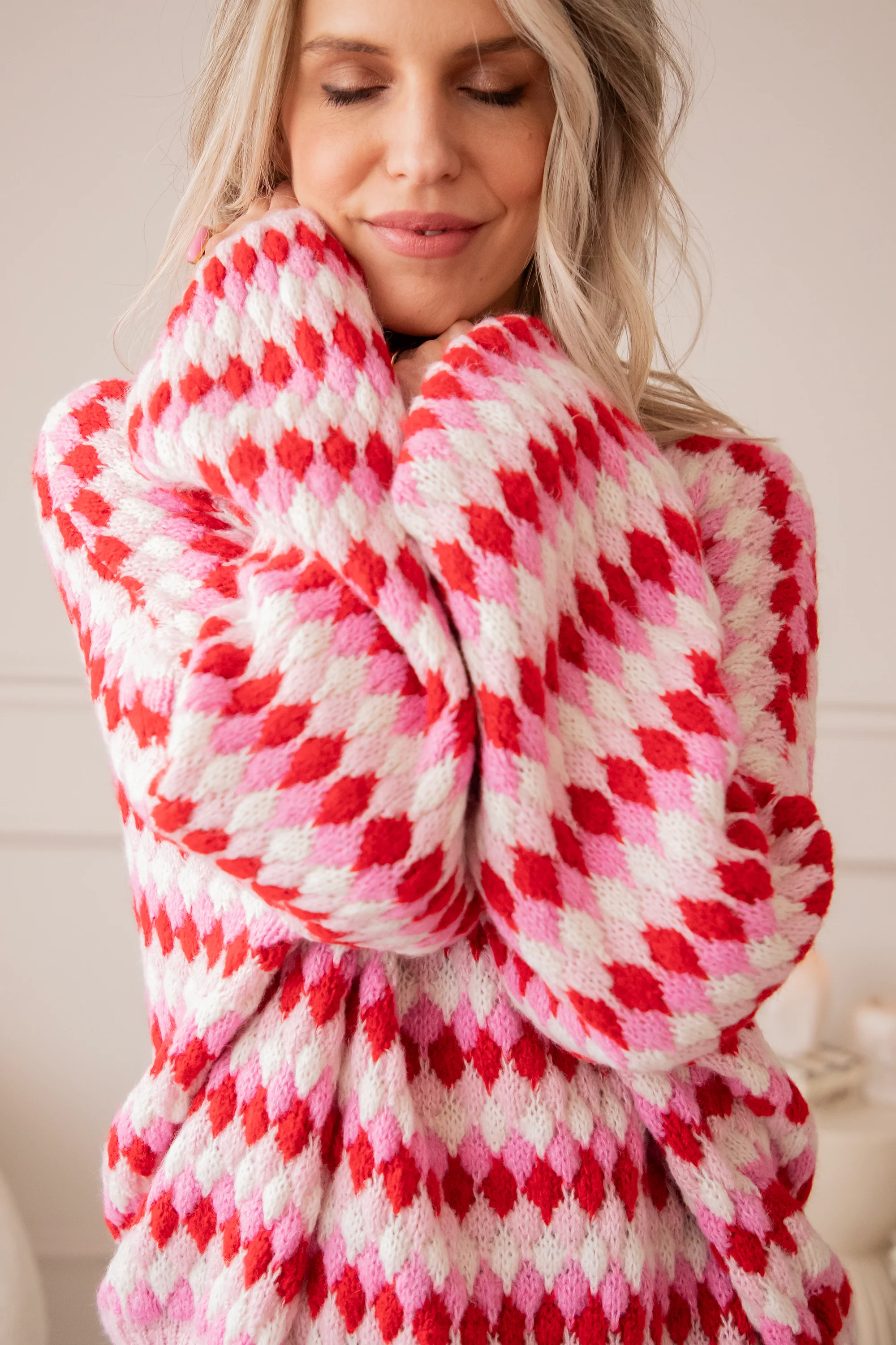 Bubbly Dreams Baby Pink/Red - Trui - Image 2