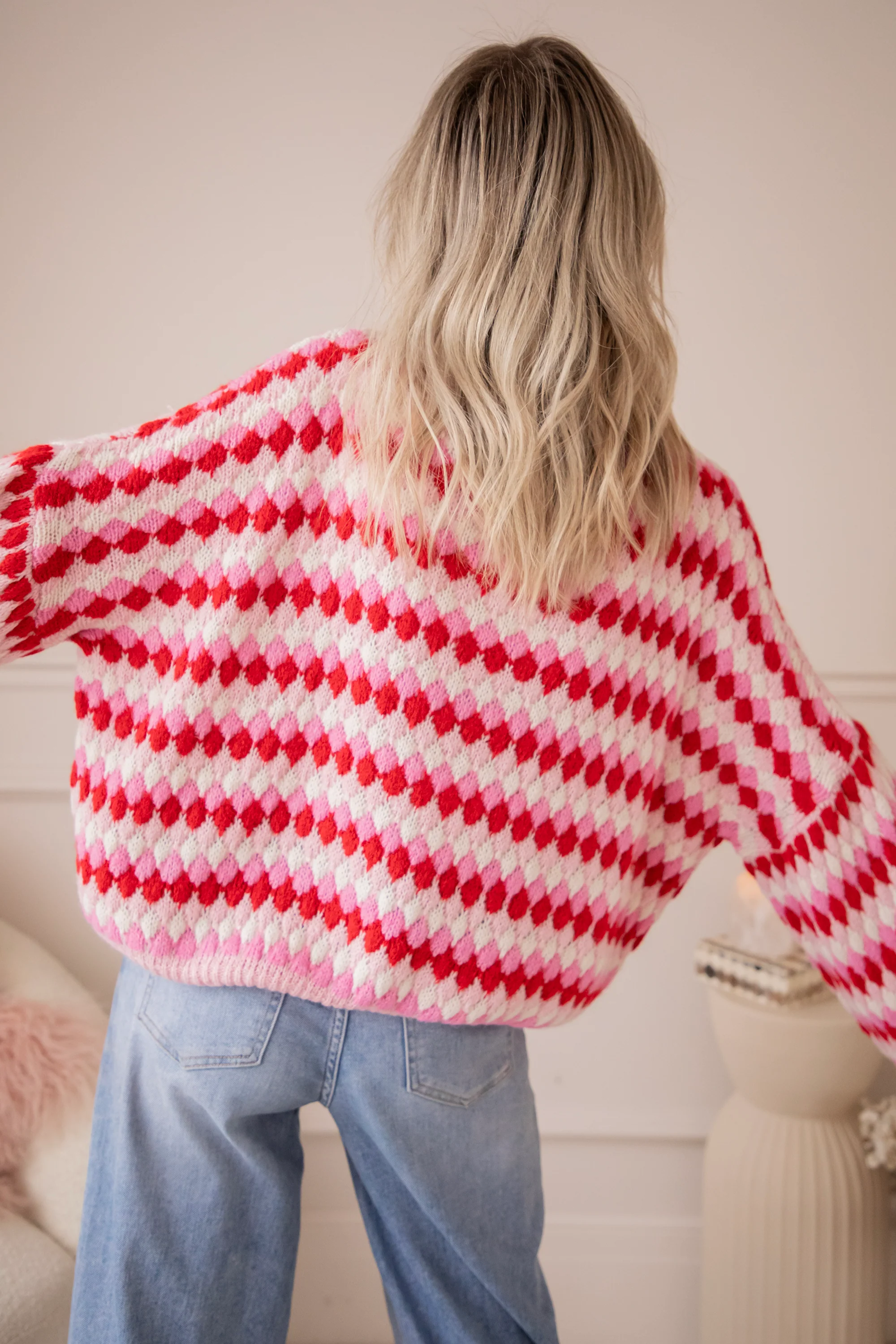 Bubbly Dreams Baby Pink/Red - Trui - Image 5