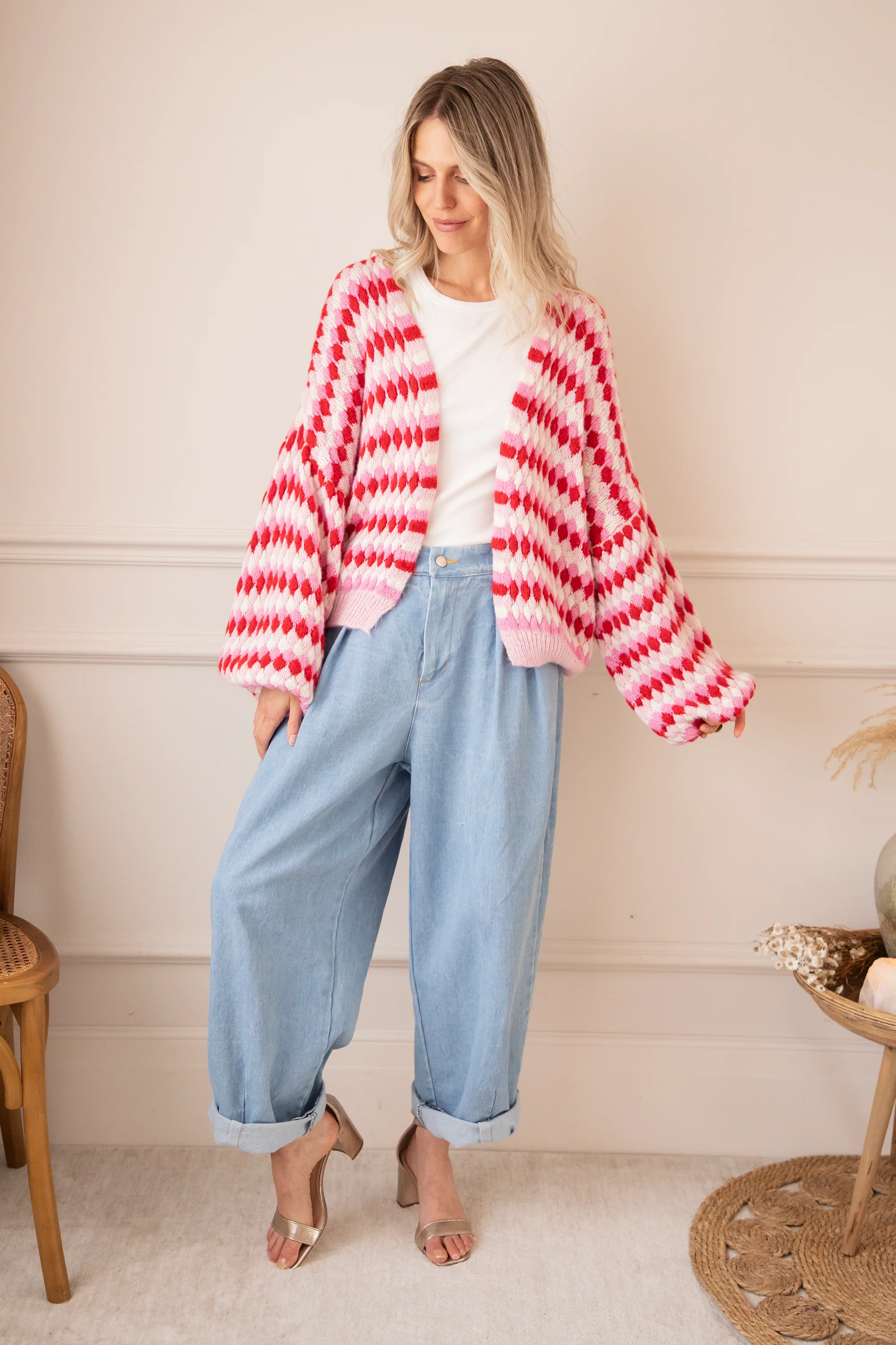 Bubbly Dreams Baby Pink/Red - Vest - Image 3