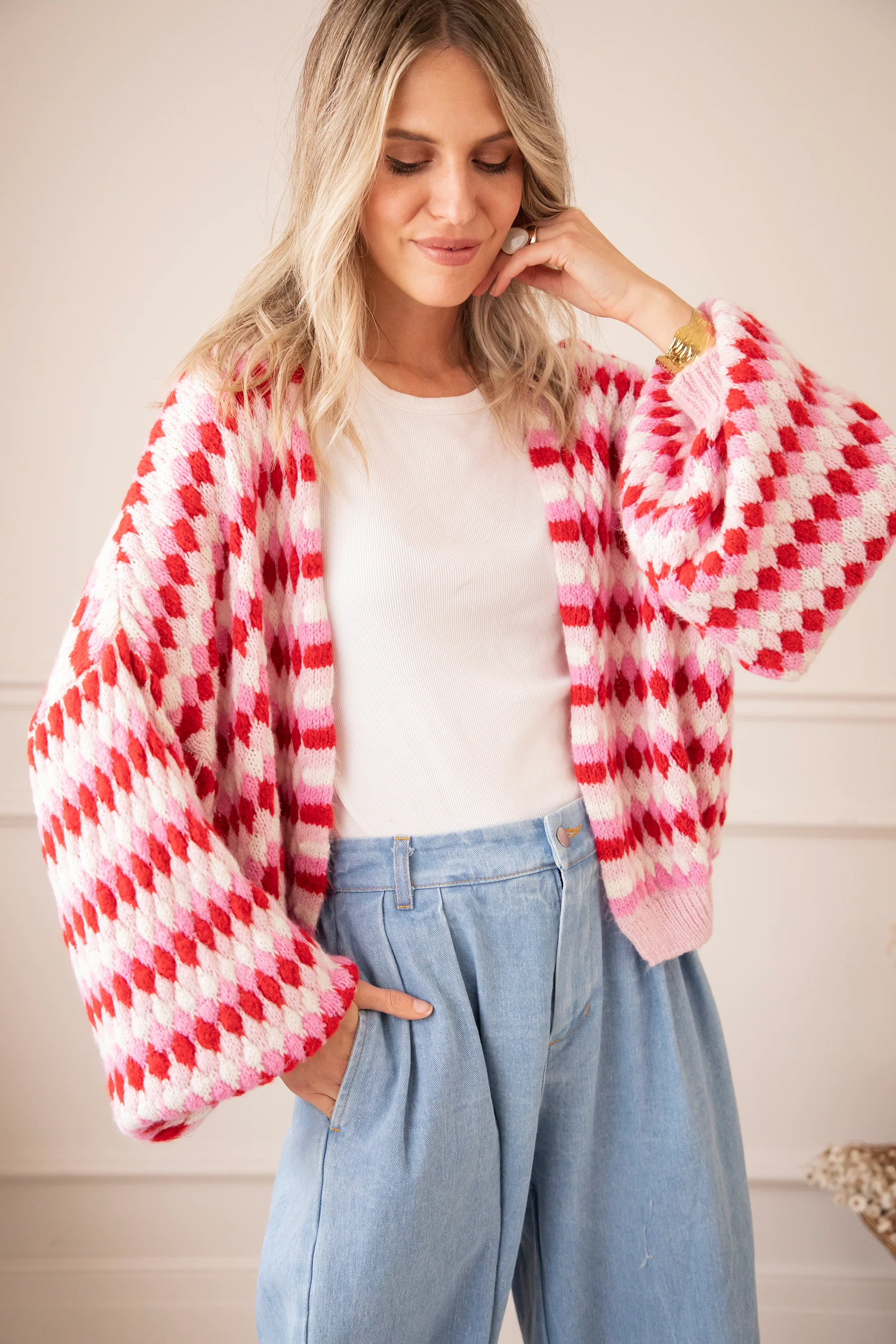 Bubbly Dreams Baby Pink/Red - Vest - Image 6