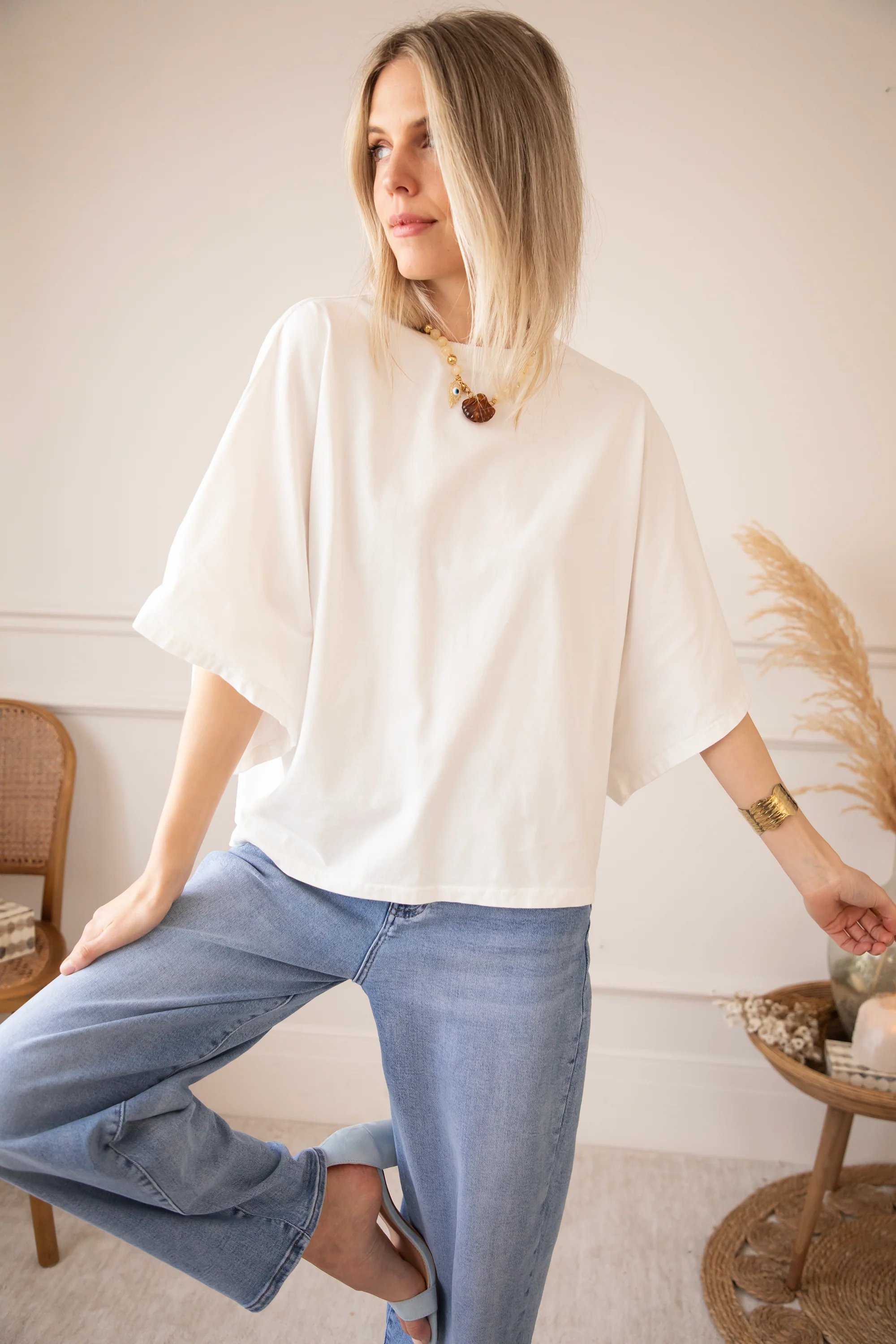 Butterfly Base Off White - T-Shirt - Image 10