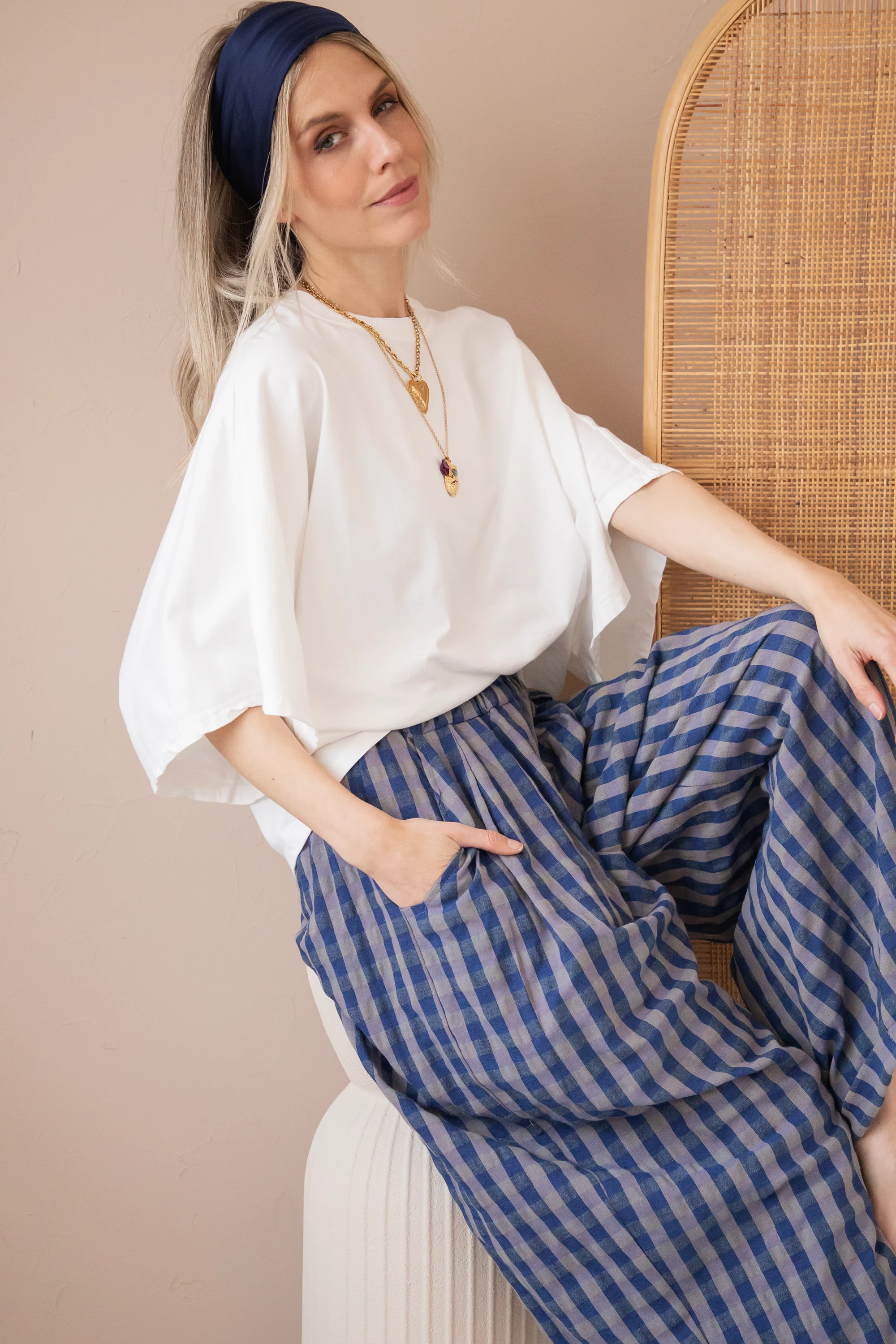 Candy Check Dark Blue - Broek - Image 10
