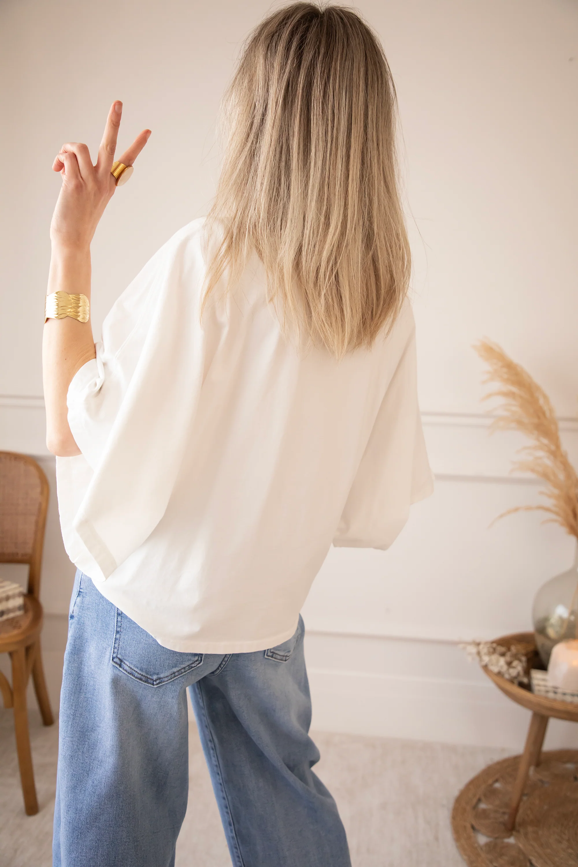 Butterfly Base Off White - T-Shirt - Image 5