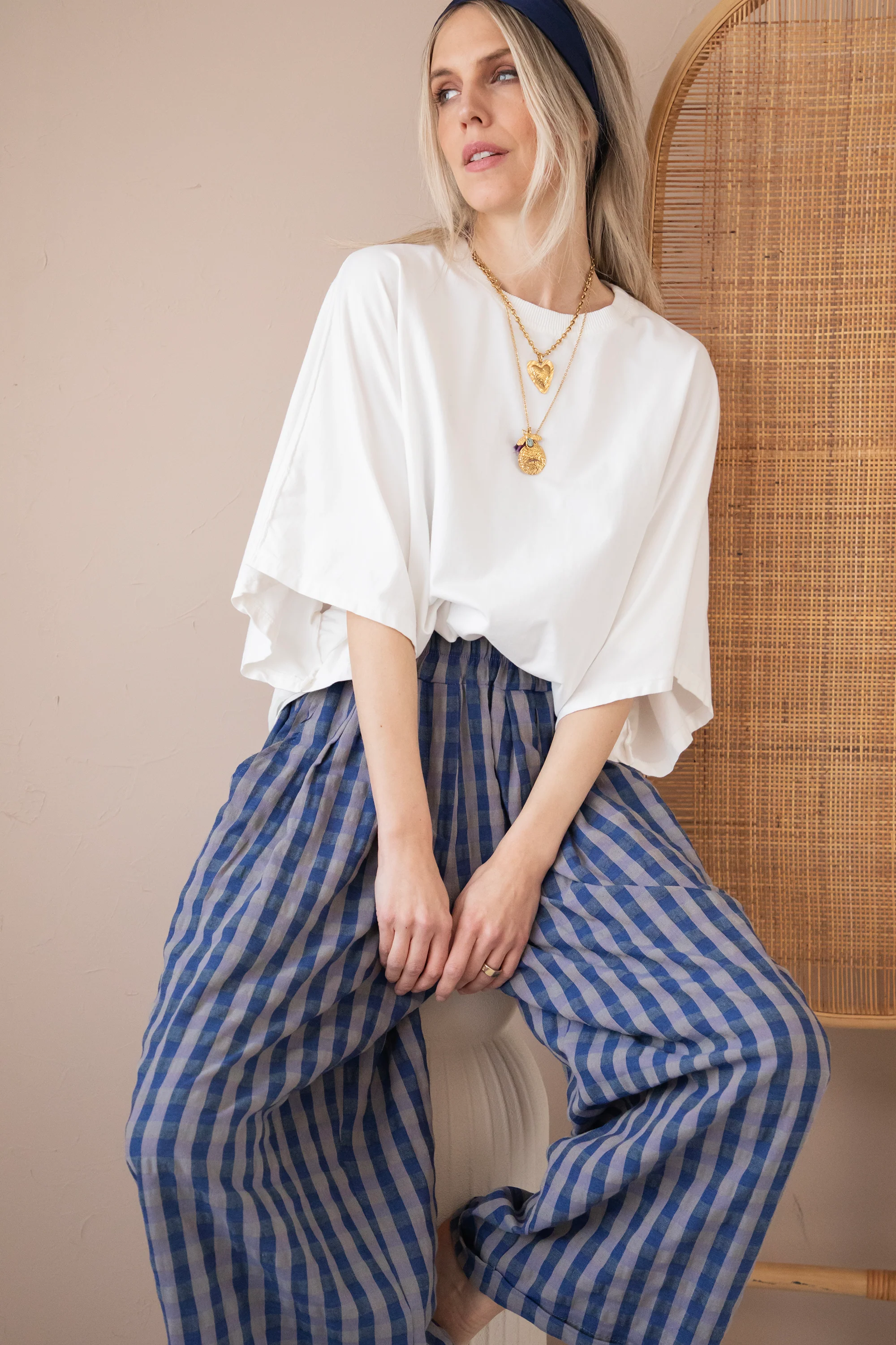 Candy Check Dark Blue - Broek - Image 13