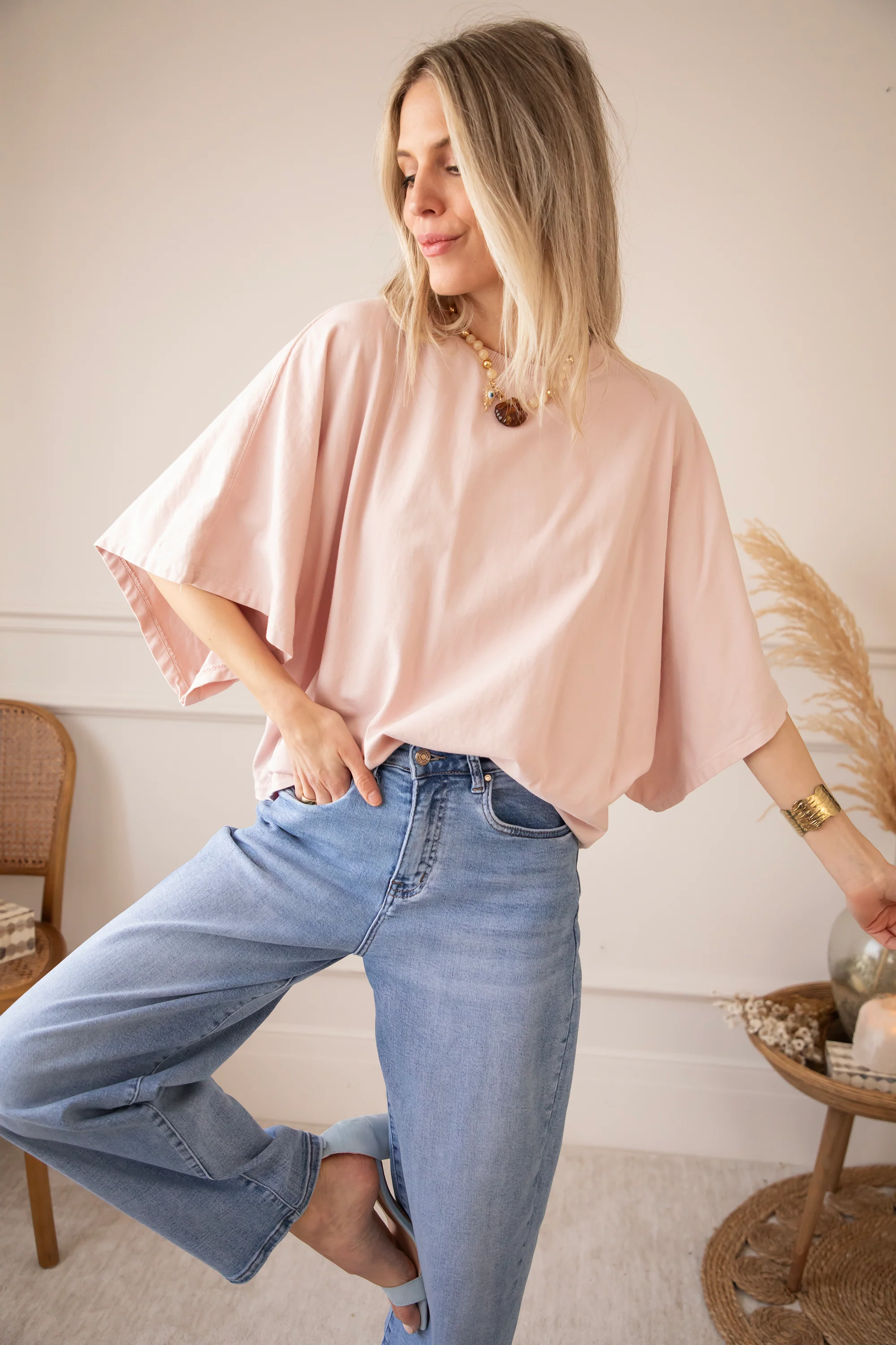 Butterfly Base Pink - T-Shirt - Image 4