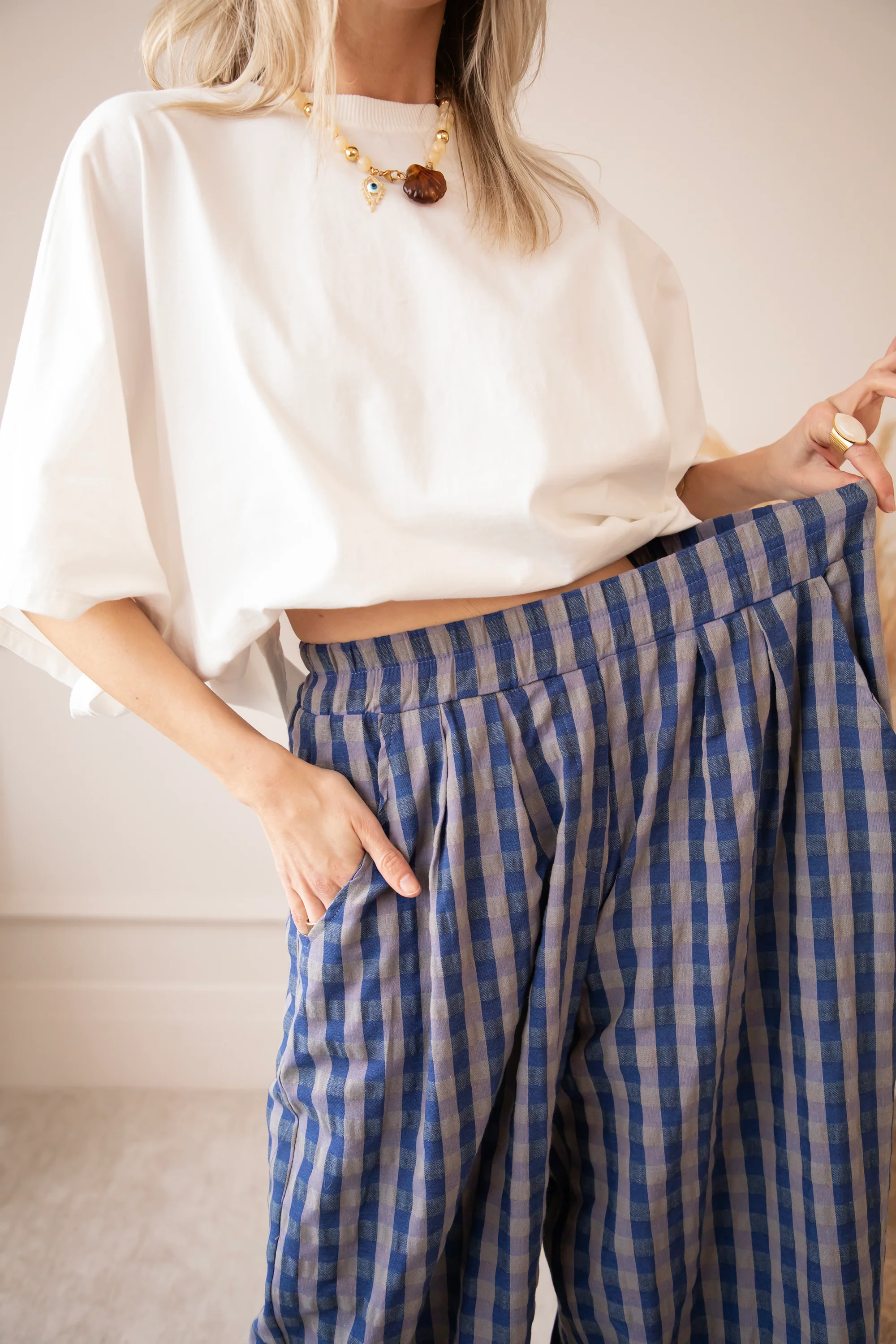 Candy Check Dark Blue - Broek - Image 2