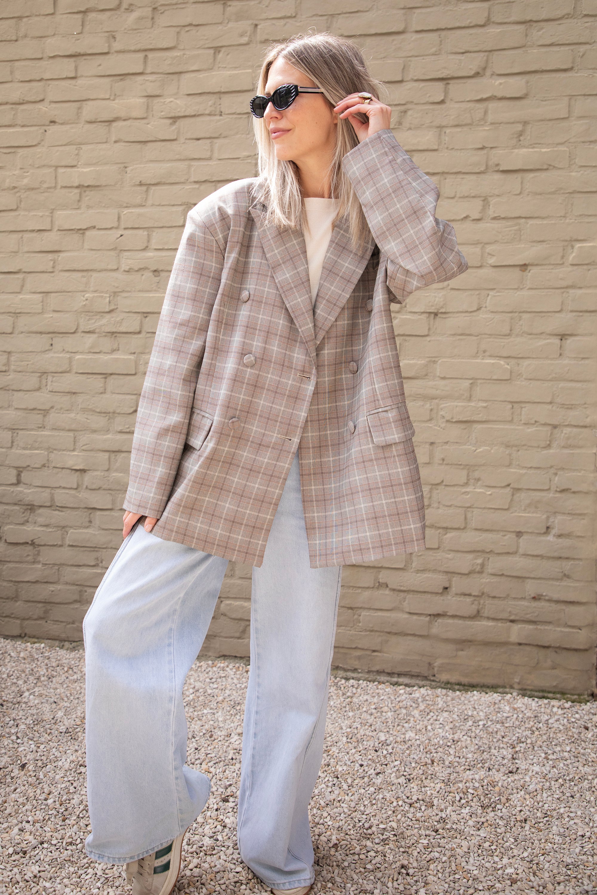 Charly Checked Brown - Blazer - Image 3