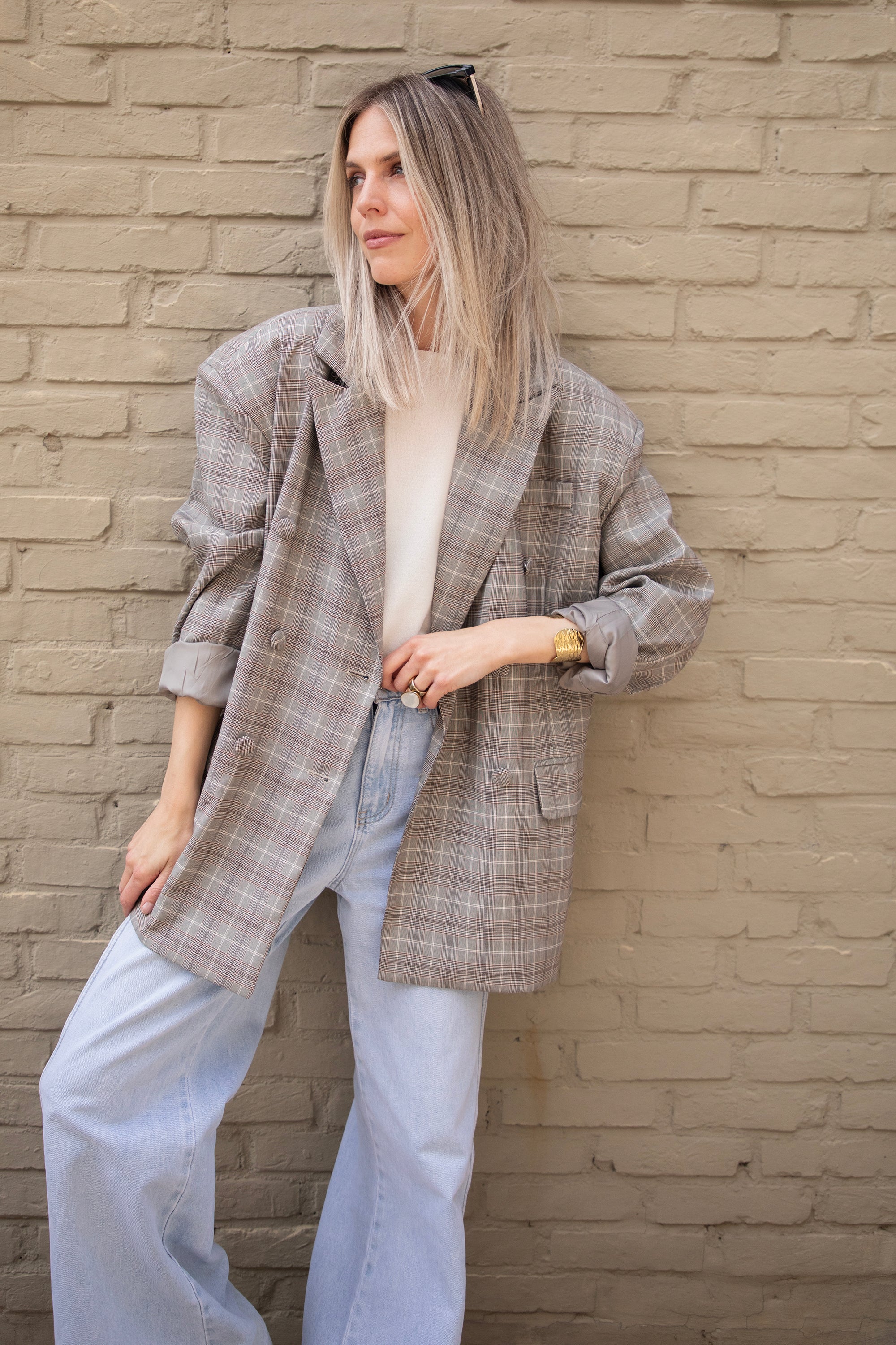 Charly Checked Brown - Blazer - Image 4