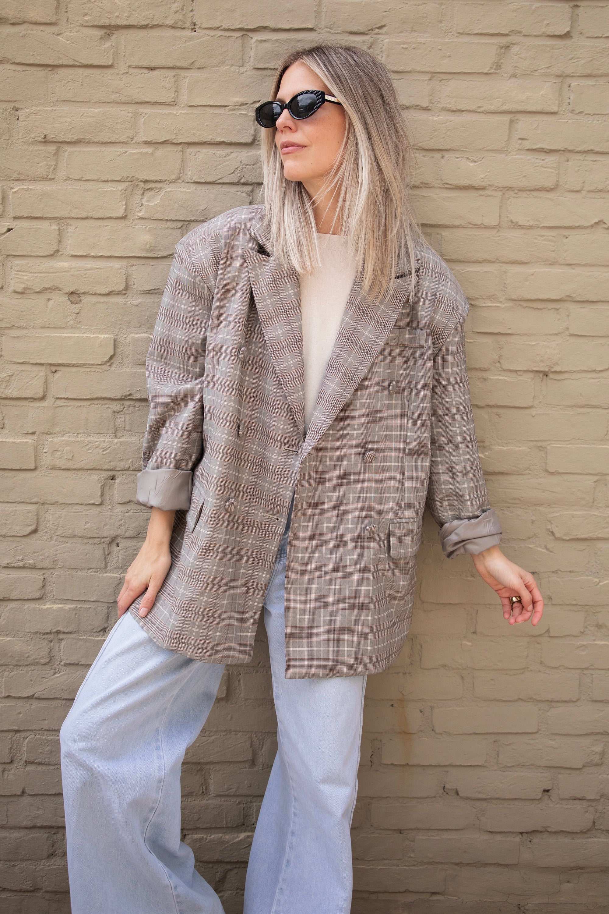 Charly Checked Brown - Blazer - Image 5