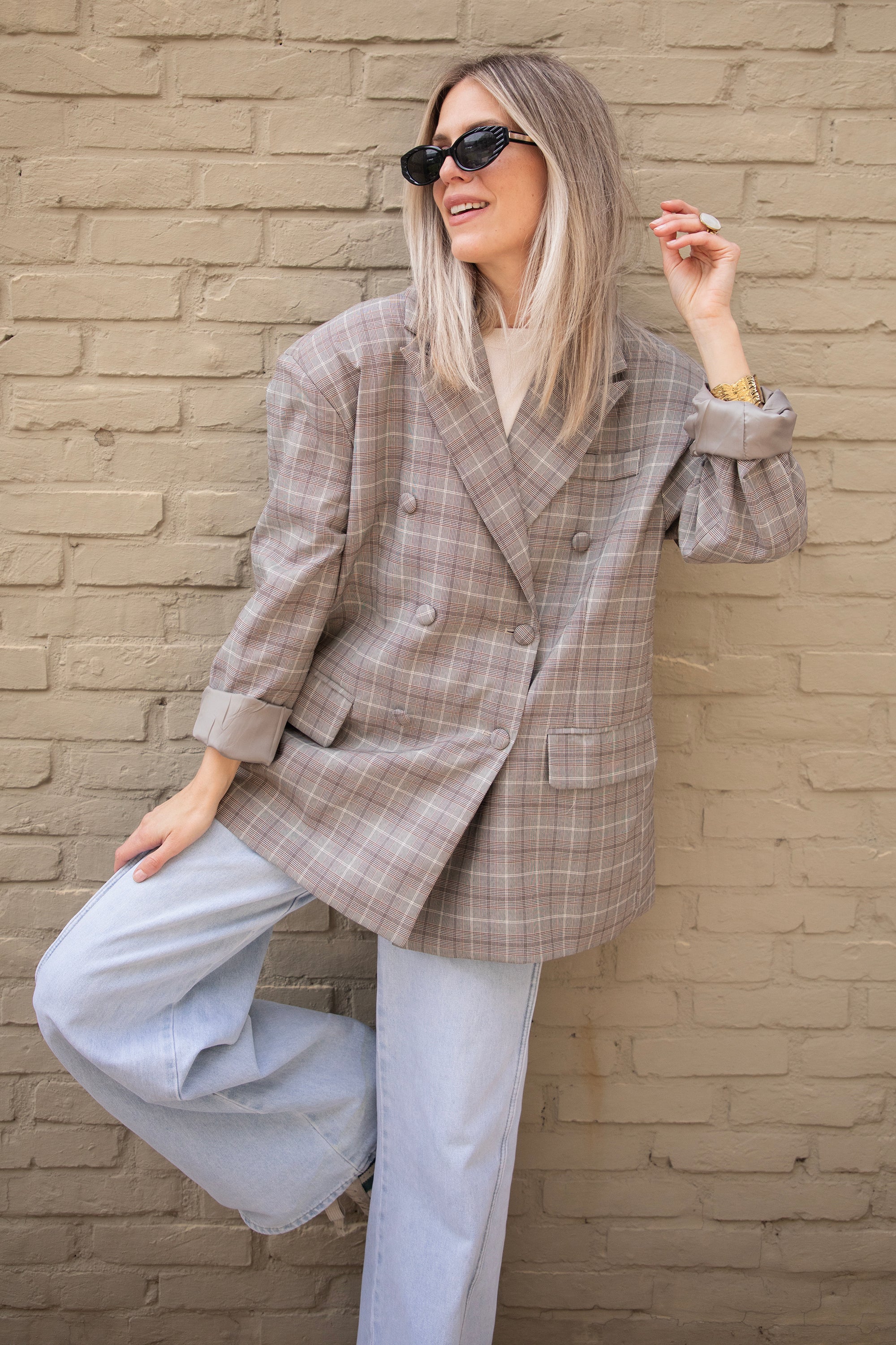 Charly Checked Brown - Blazer - Image 6