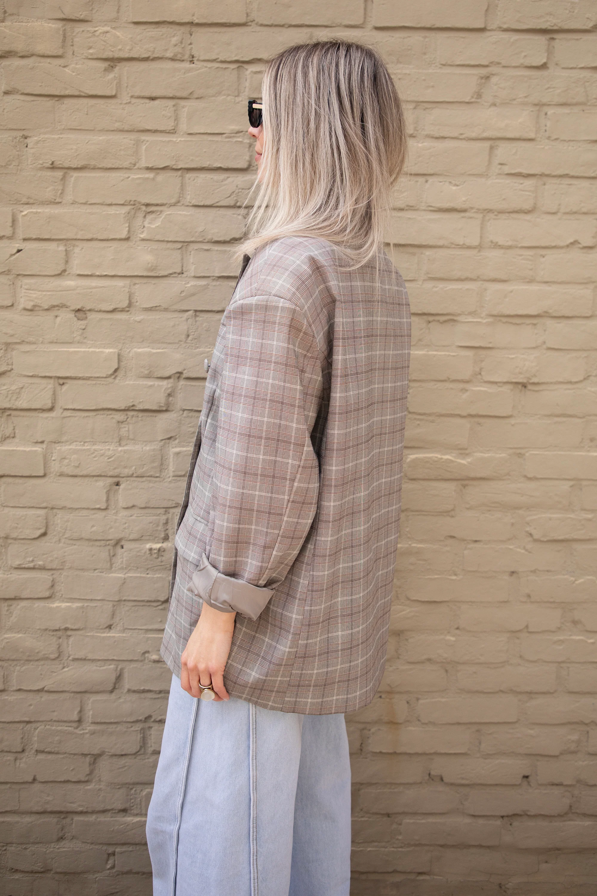 Charly Checked Brown - Blazer - Image 7