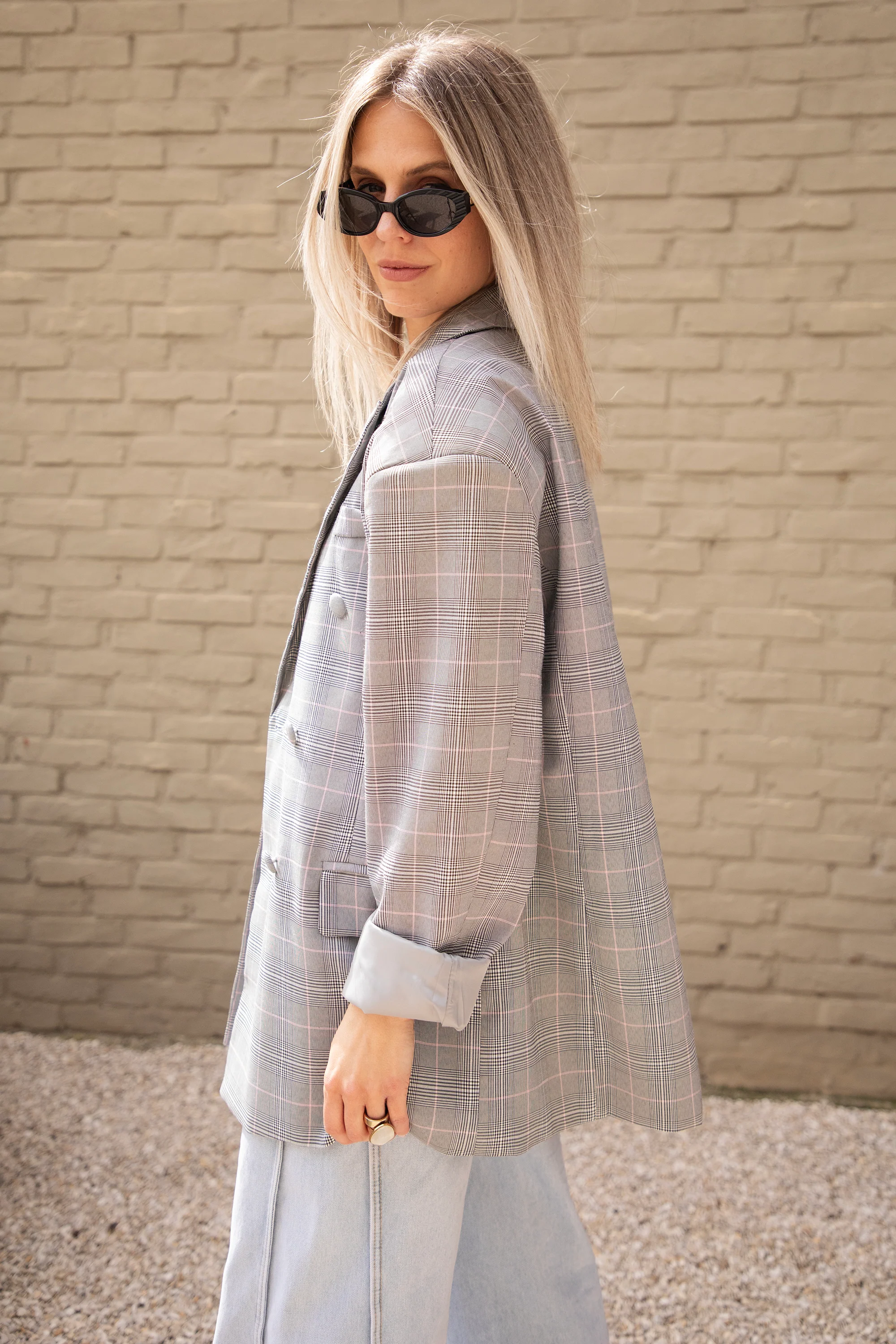 Charly Checked Grey - Blazer - Image 5