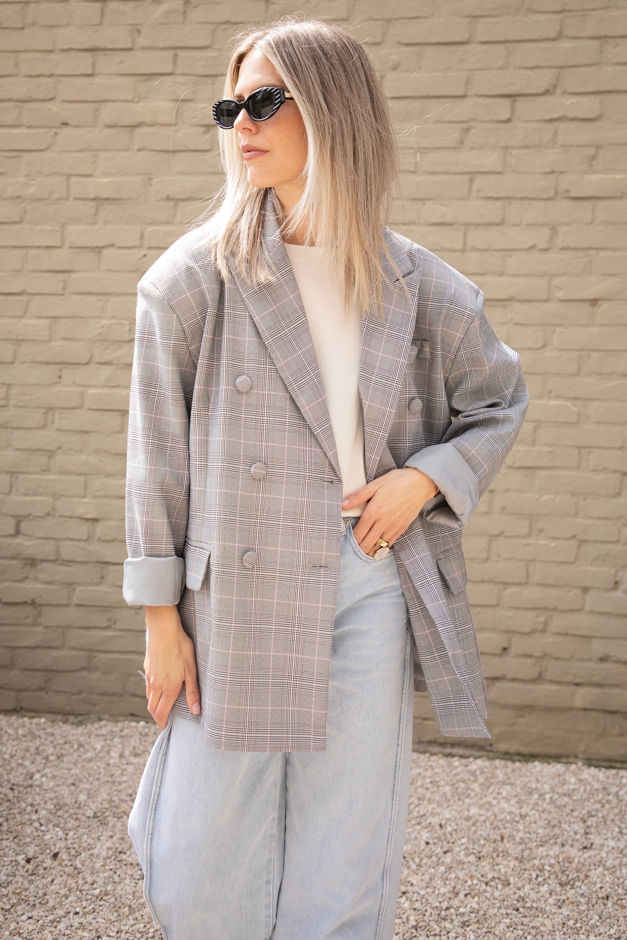 Charly Checked Grey - Blazer - Image 6