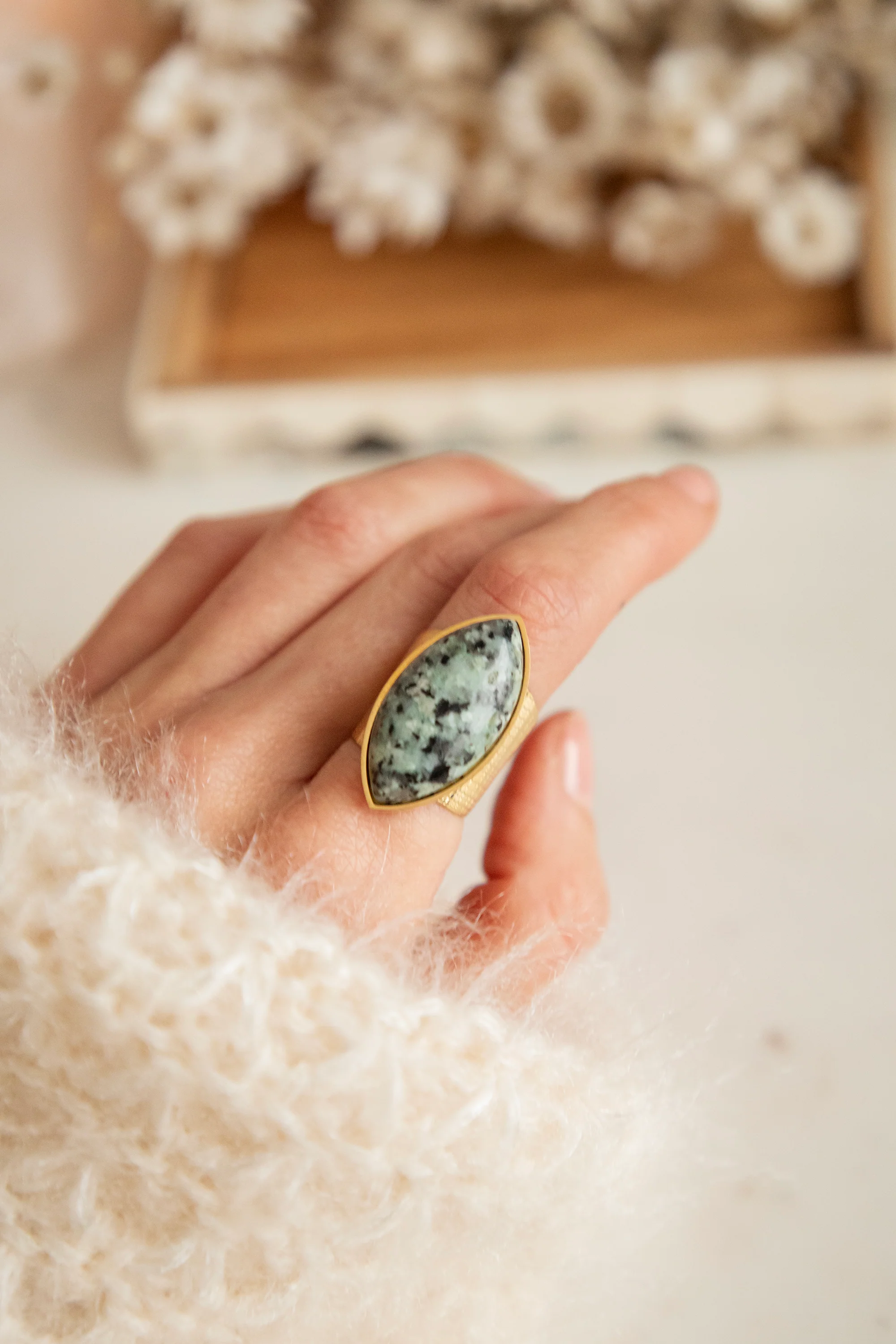 Clarisse Dark Green - Ring