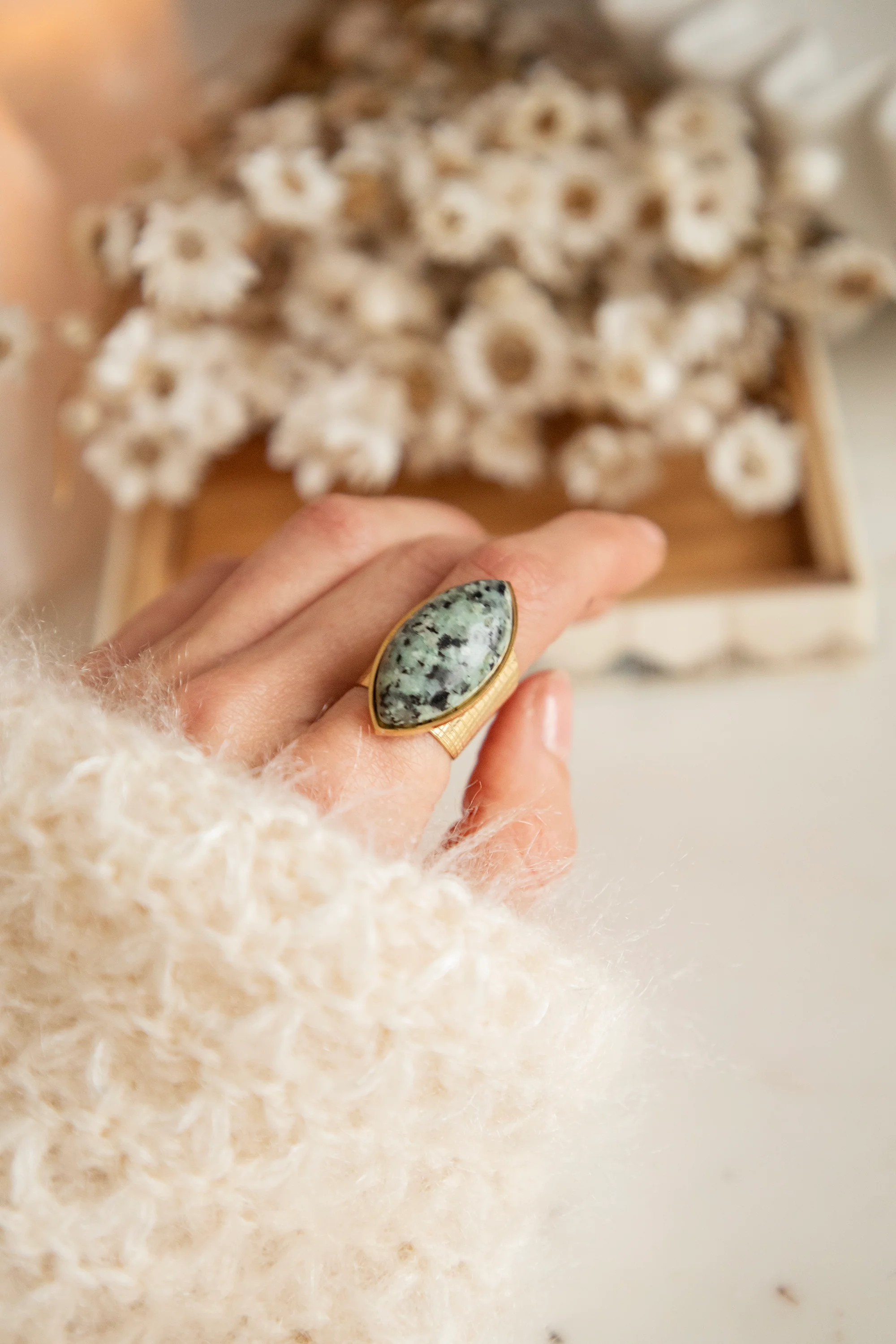 Clarisse Dark Green - Ring - Image 4