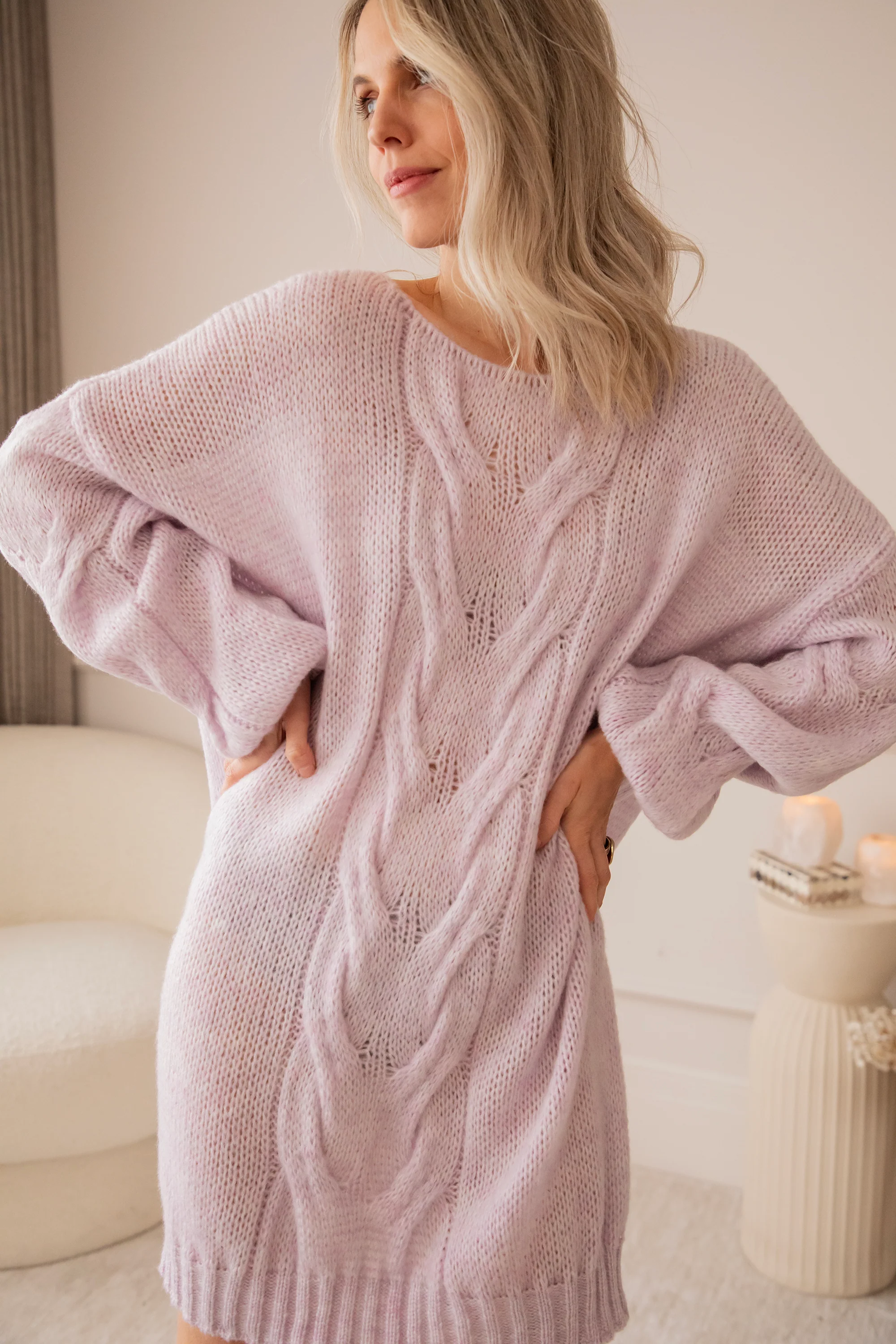 Coco Cable Lila - Sweater Dress - Image 8