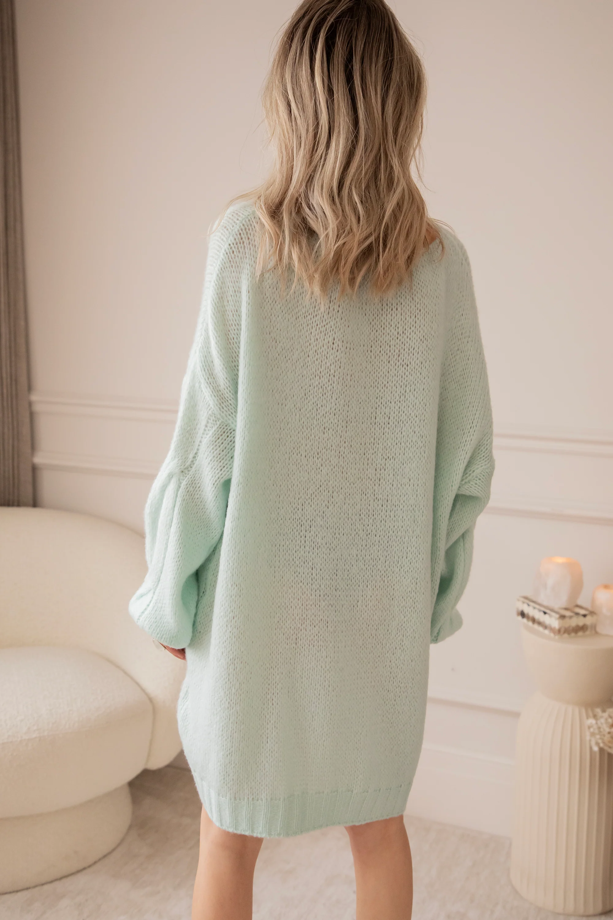Coco Cable Mint - Sweater Dress - Image 9