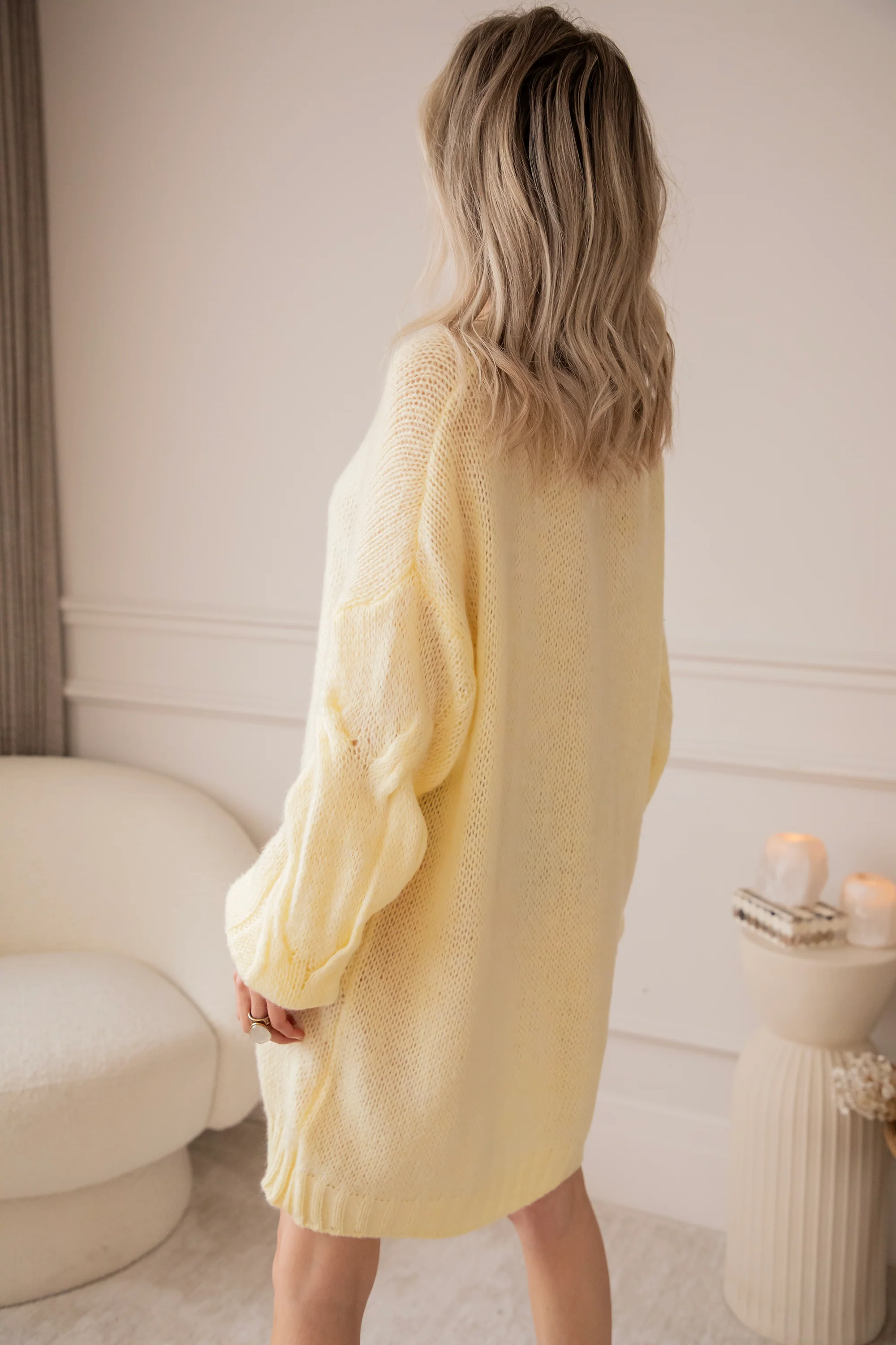 Coco Cable Yellow - Sweater Dress - Image 10