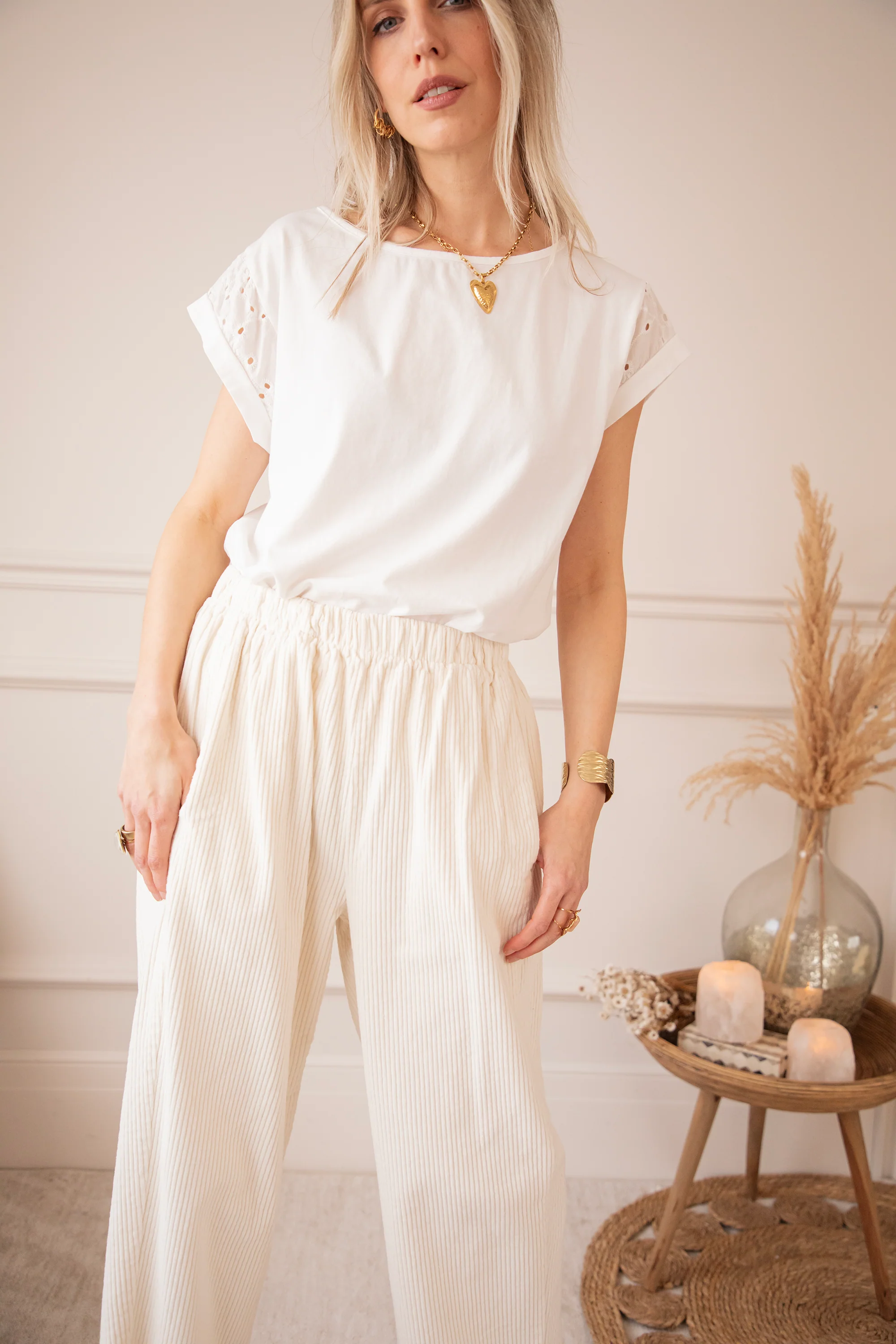 Corduroy Joy Beige - Broek - Image 2