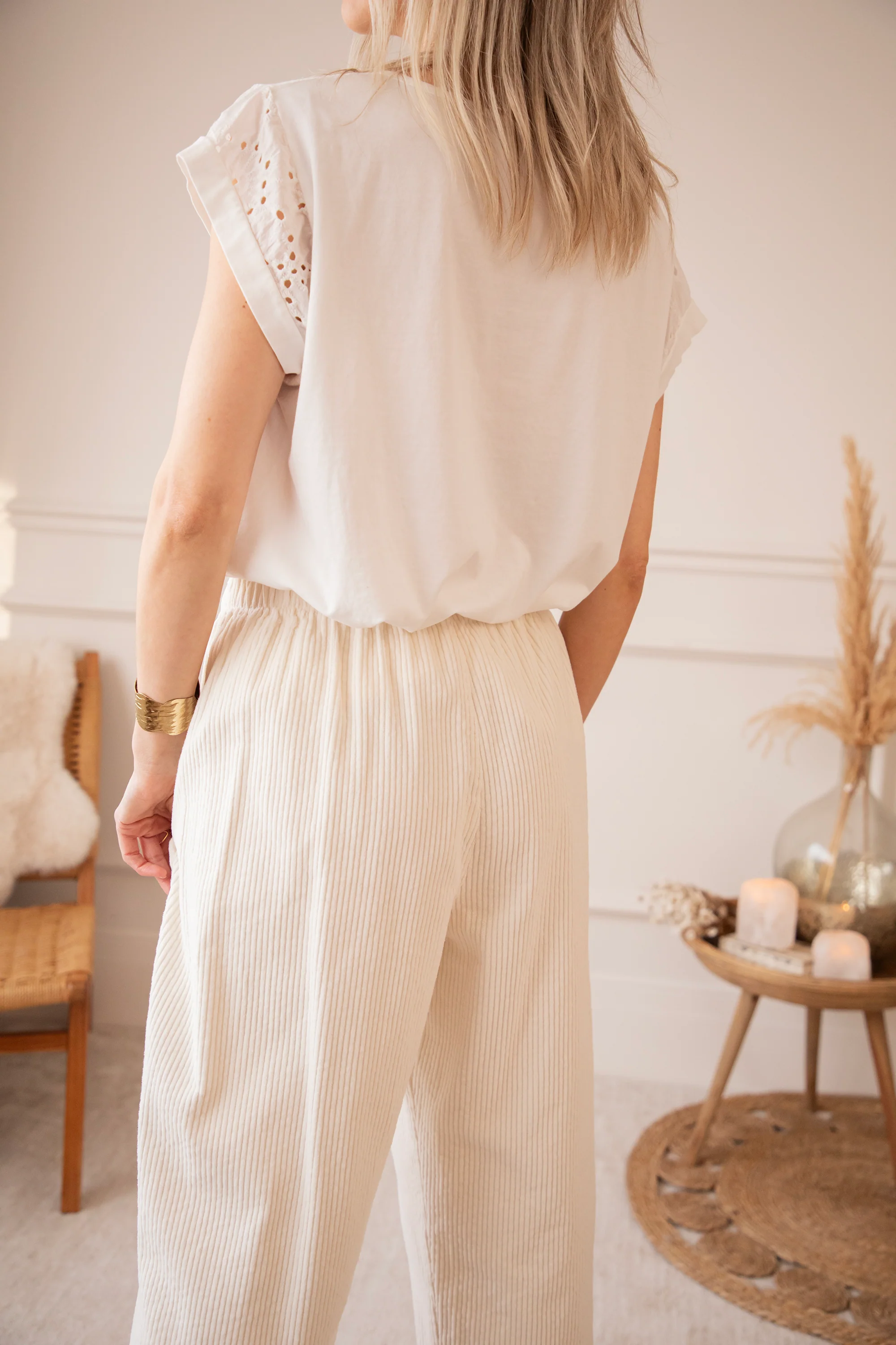 Corduroy Joy Beige - Broek - Image 4