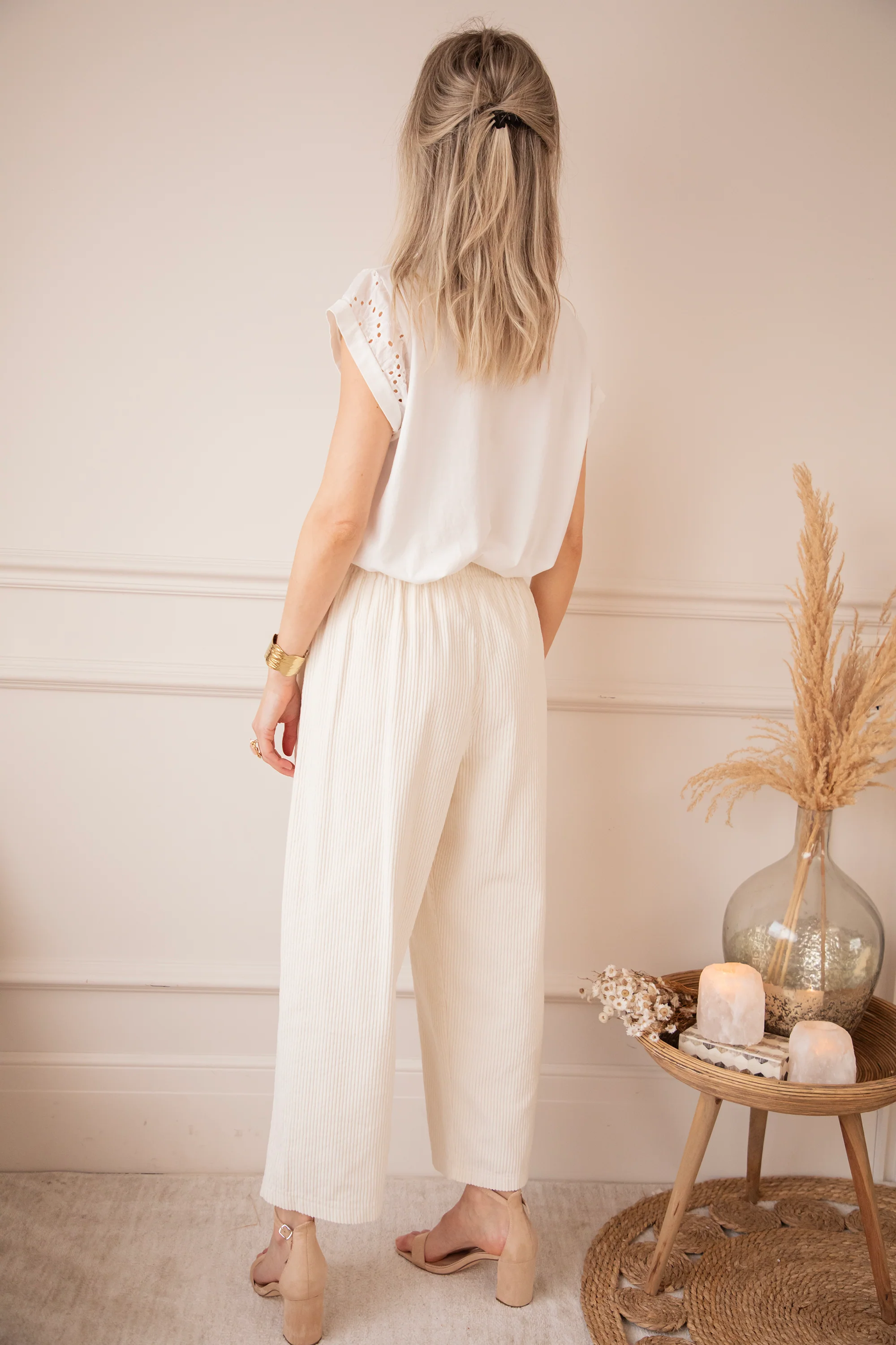 Corduroy Joy Beige - Broek - Image 6