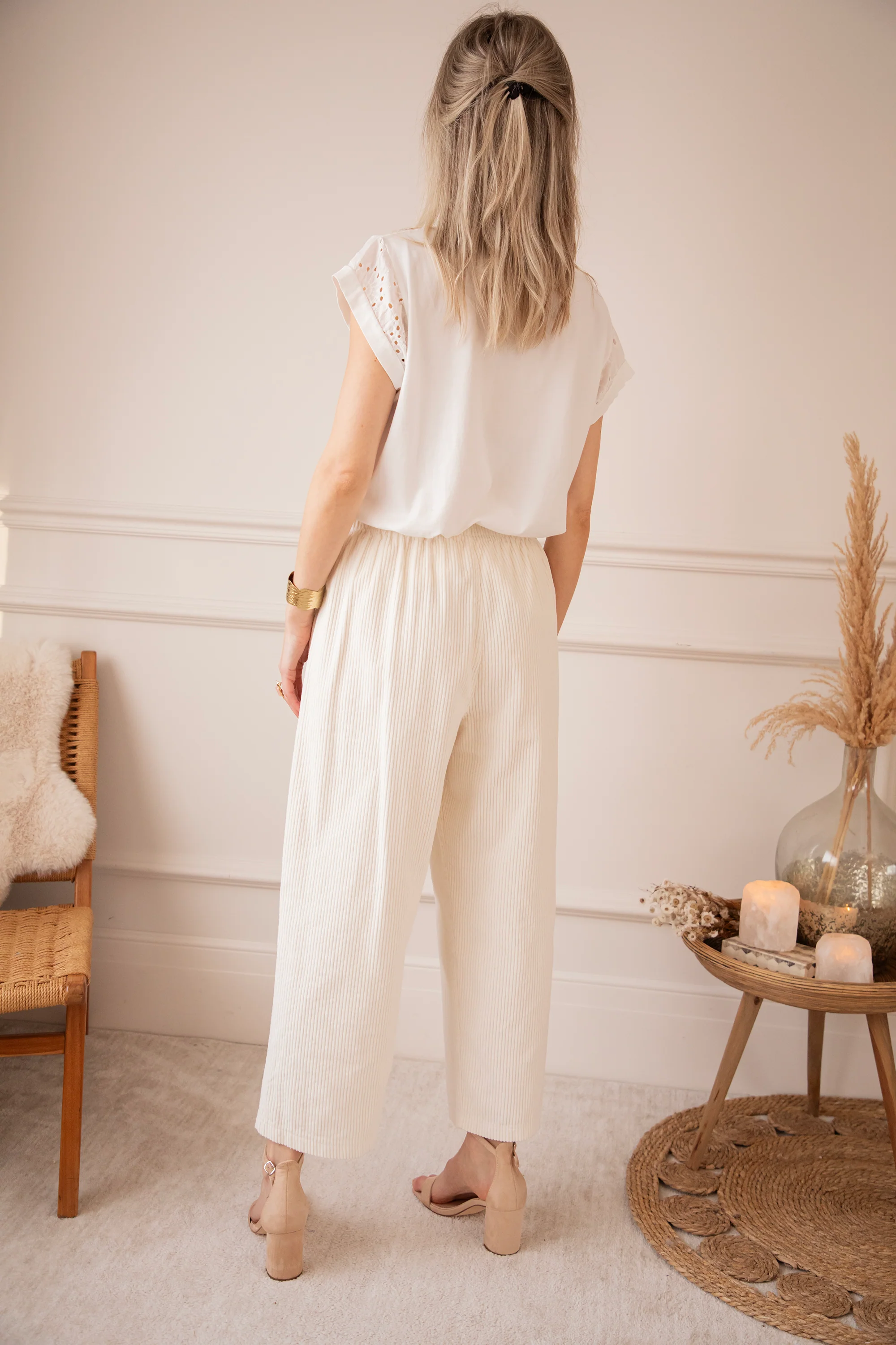 Corduroy Joy Beige - Broek - Image 8