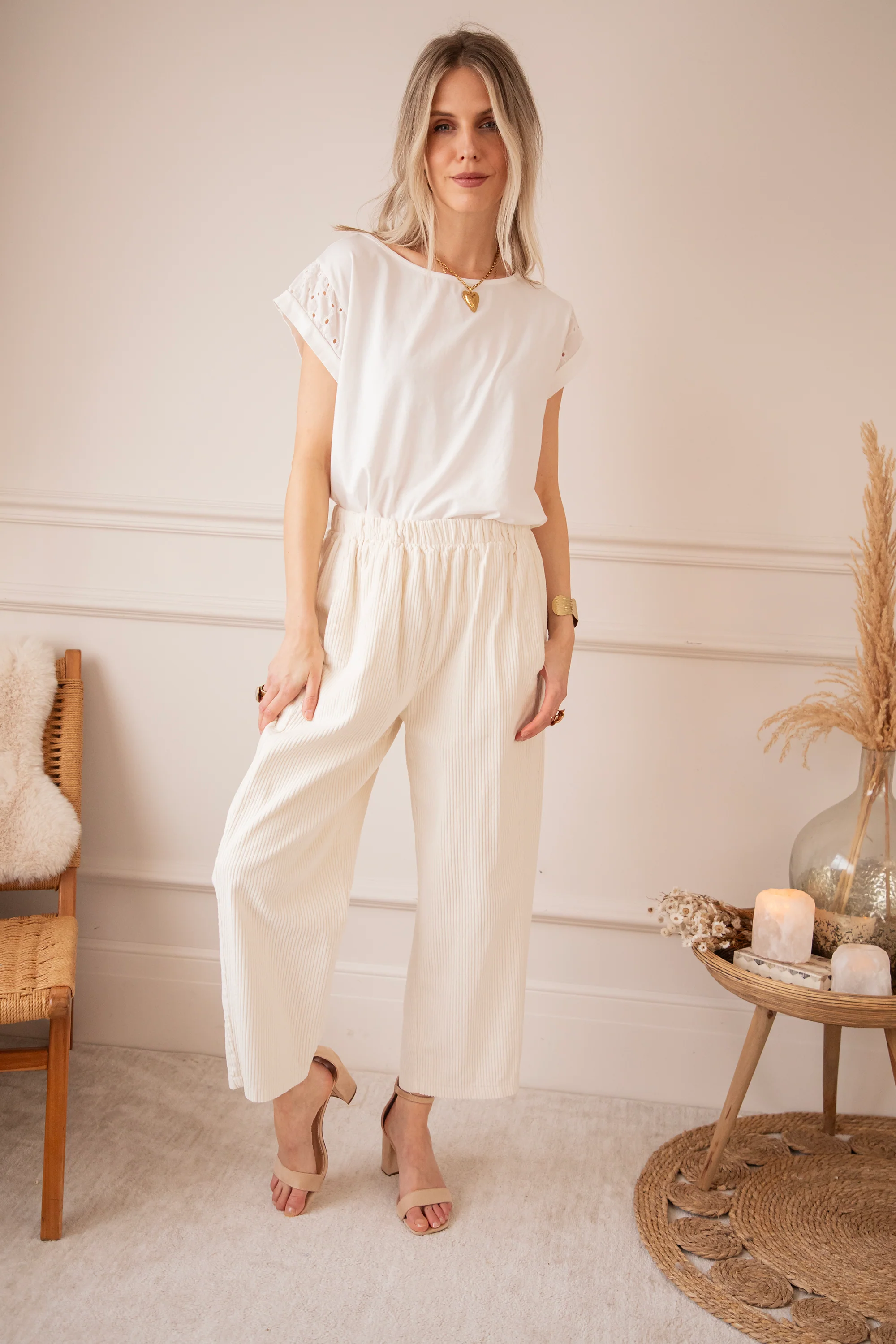 Corduroy Joy Beige - Broek - Image 9