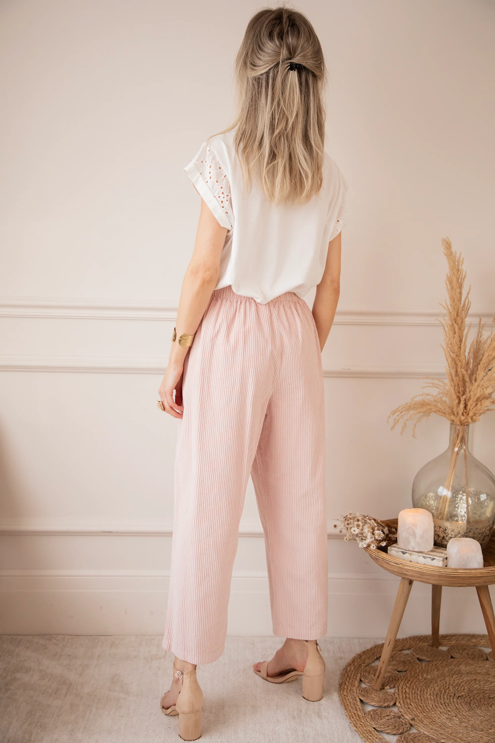 Corduroy Joy Soft Pink - Broek - Image 6