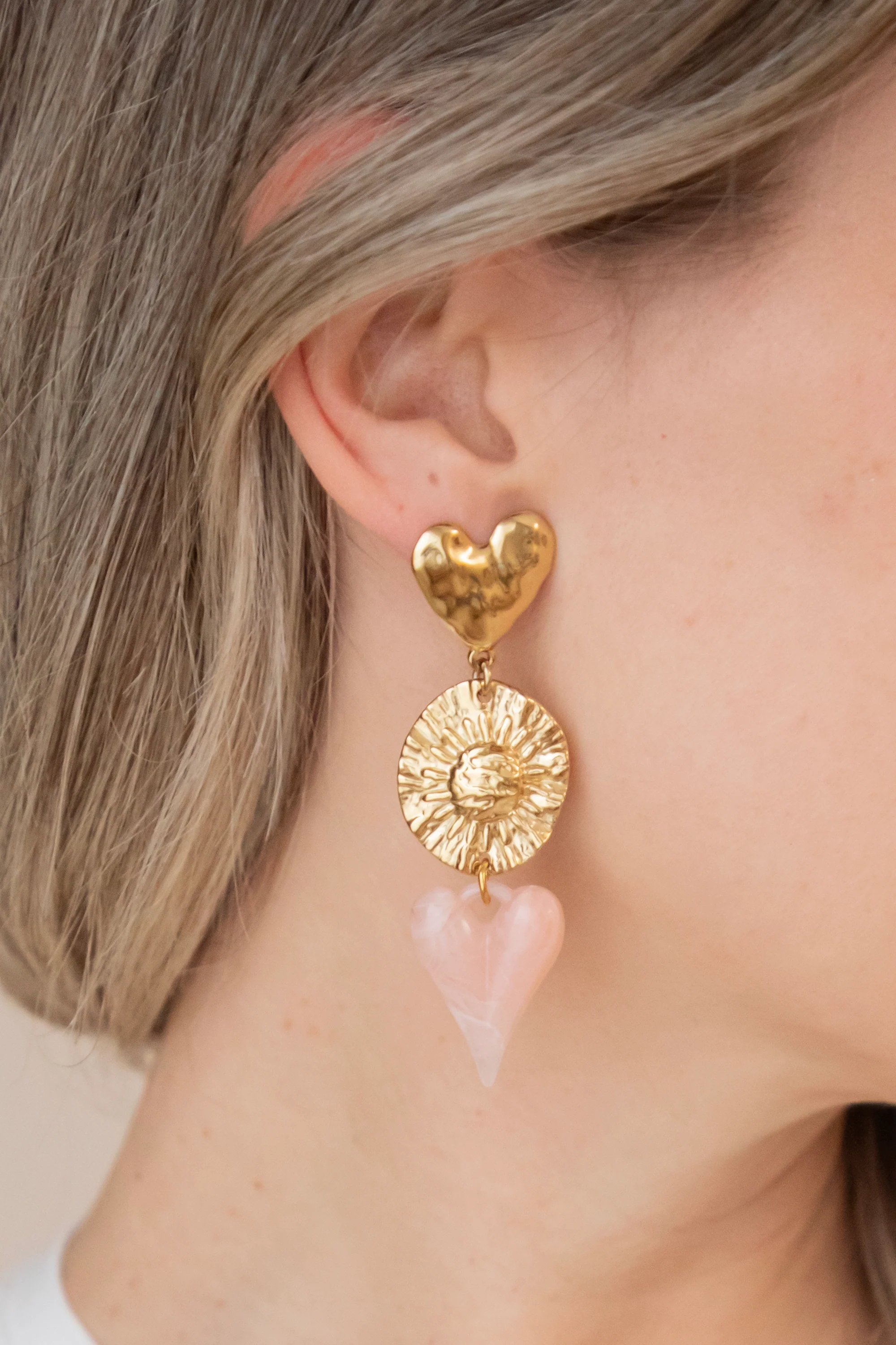 Cosmic Love Pink/Gold - Oorbellen - Image 2