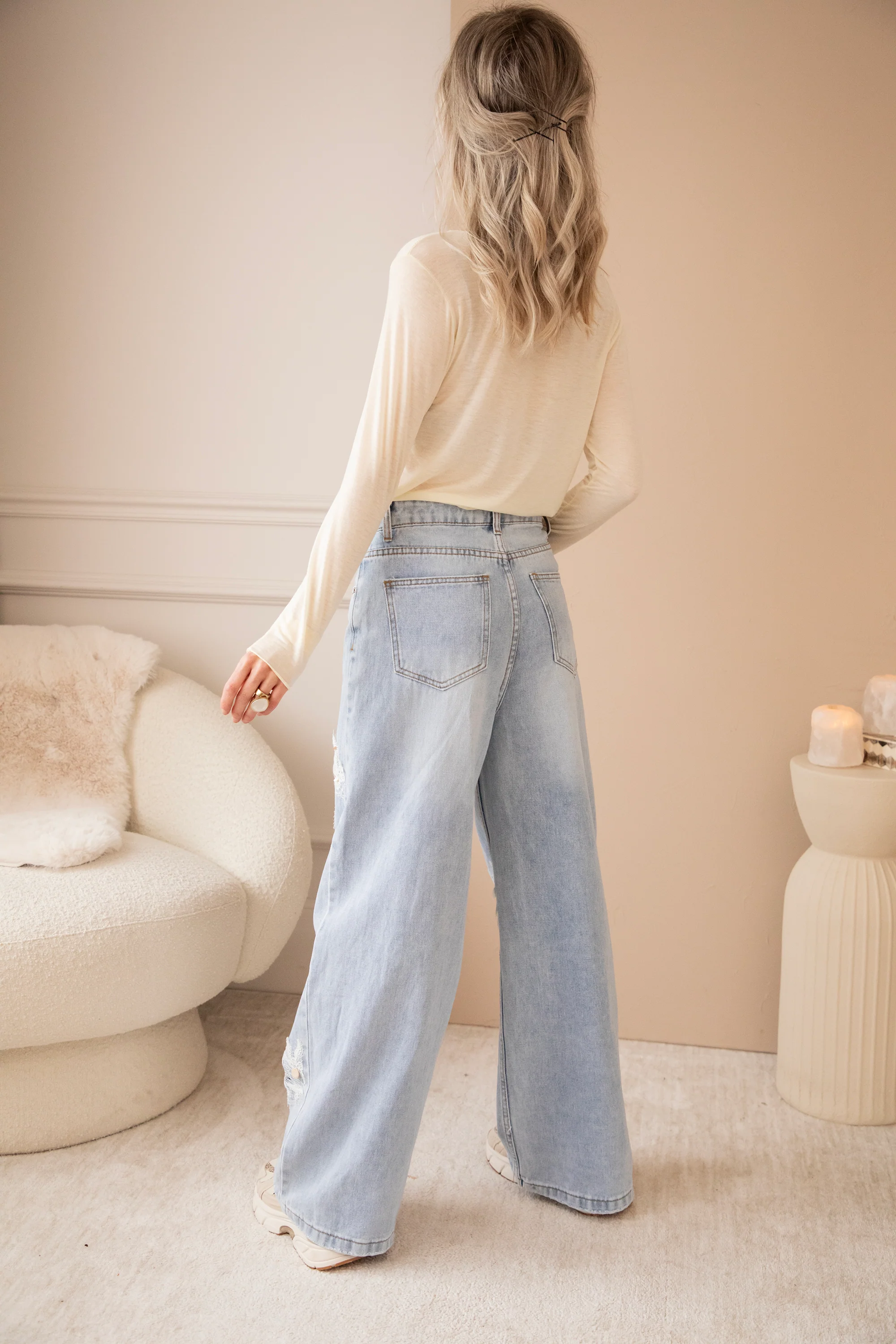 Delilah Lace Blue - Jeans - Image 6