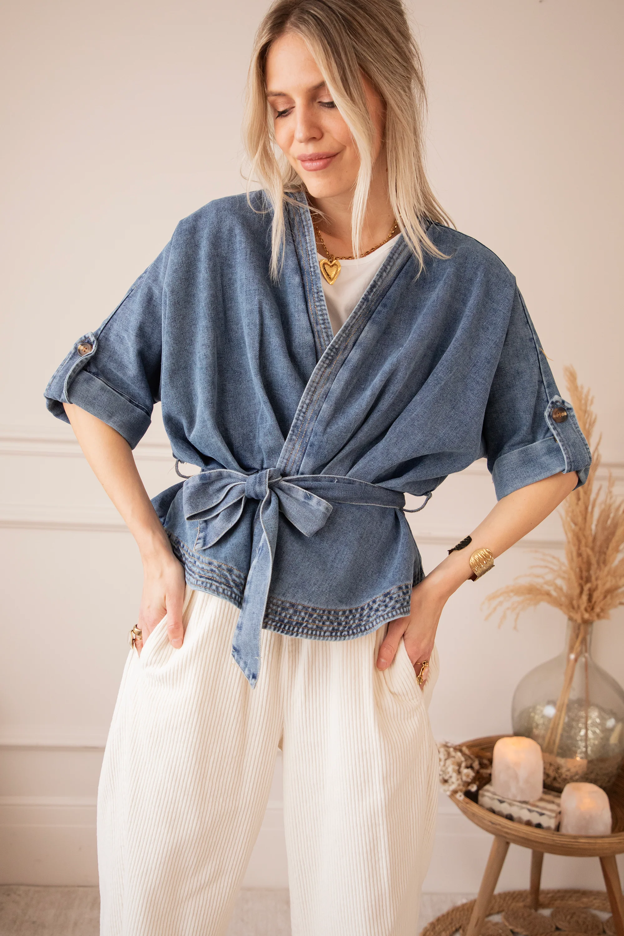 Denim Embrace Blue - Vest - Image 8