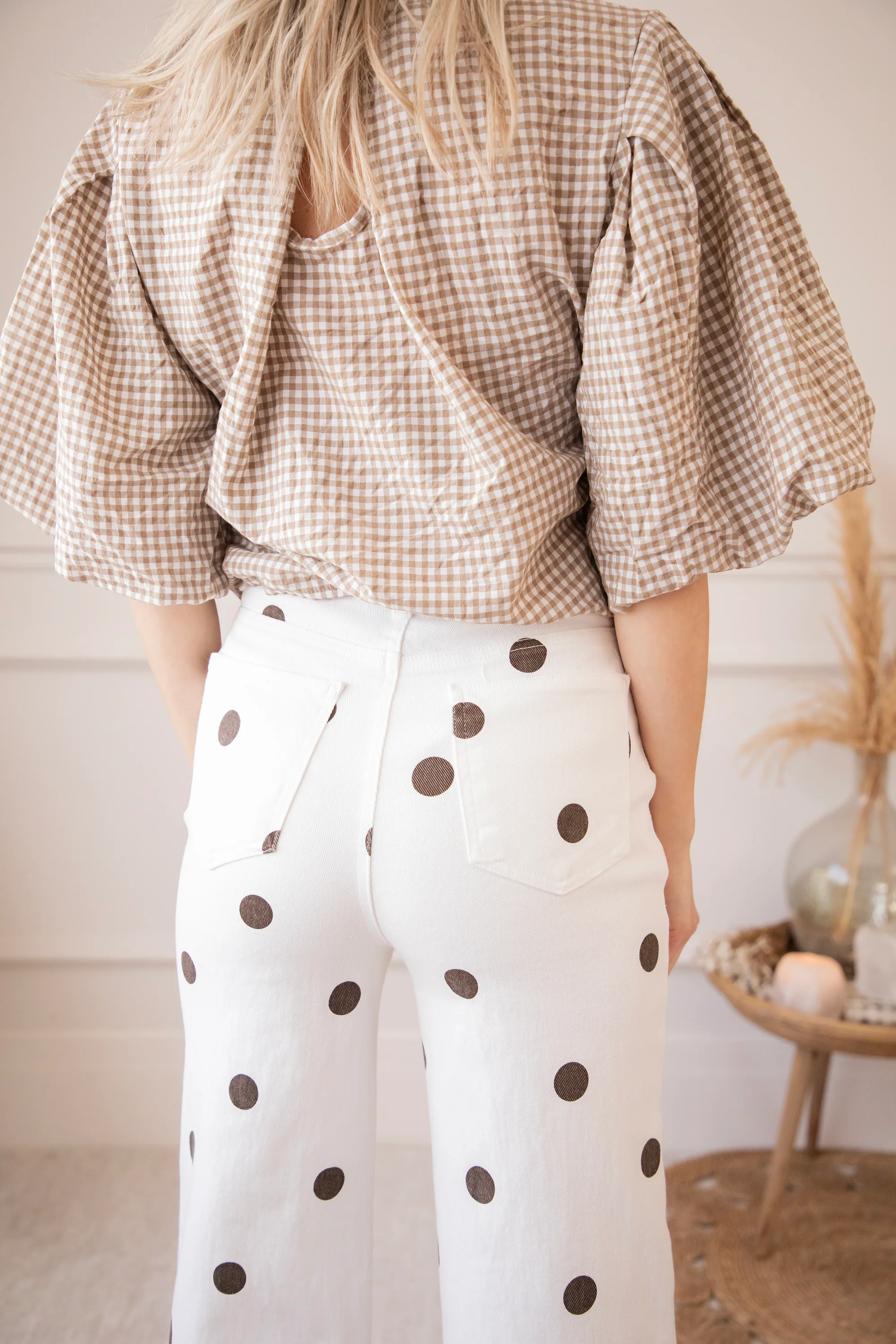 Dots On Denim White/Choco - Jeans - Image 6