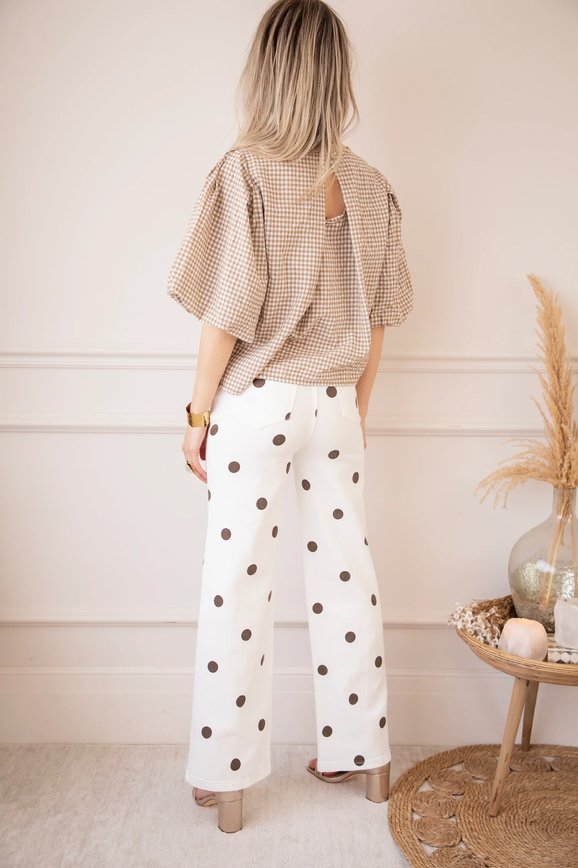 Dots On Denim White/Choco - Jeans - Image 7